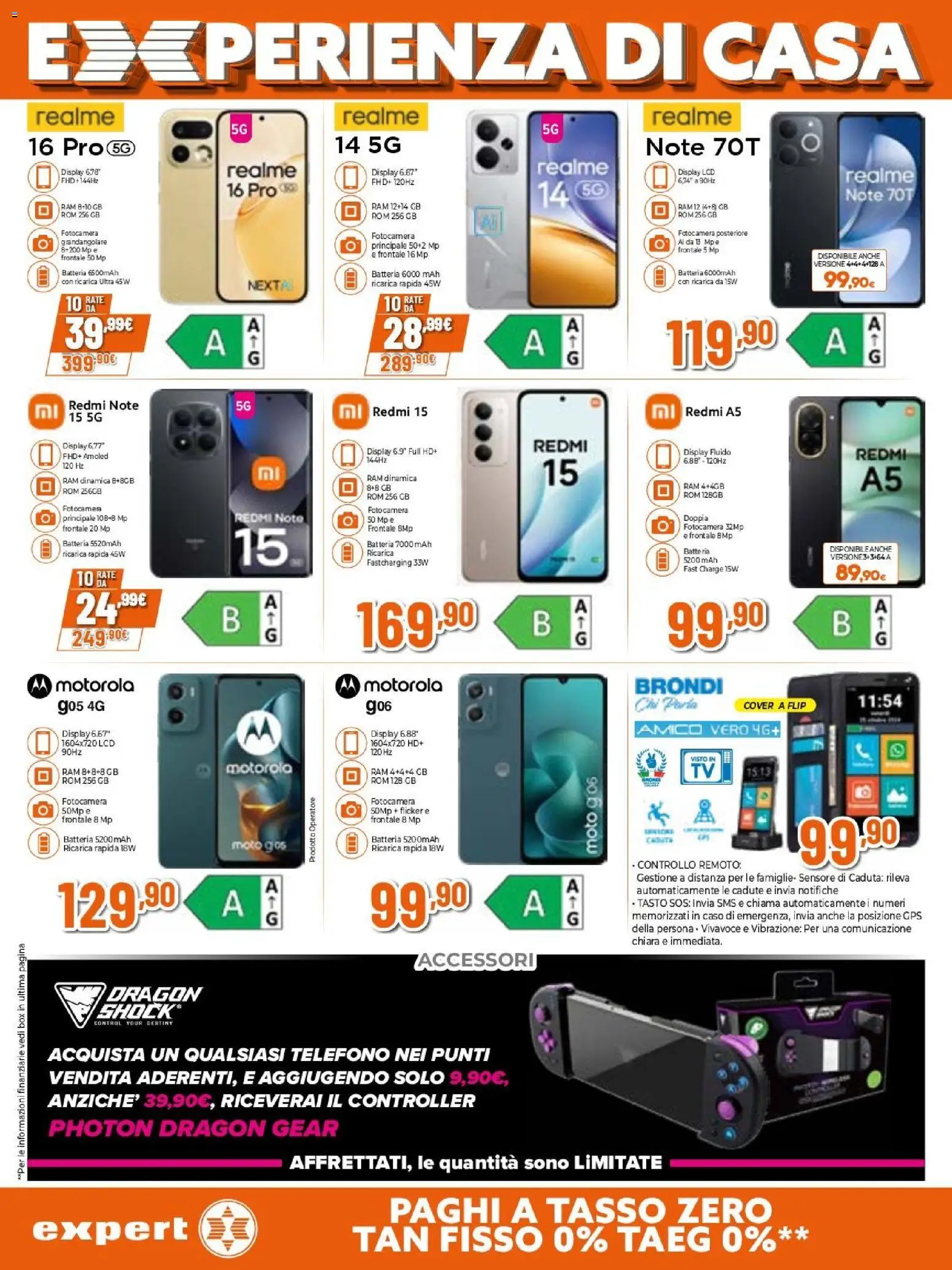 Volantino Expert del 23.04.2026 | Pagina: 27 | Prodotti: Telefono, Fotocamera, Batteria