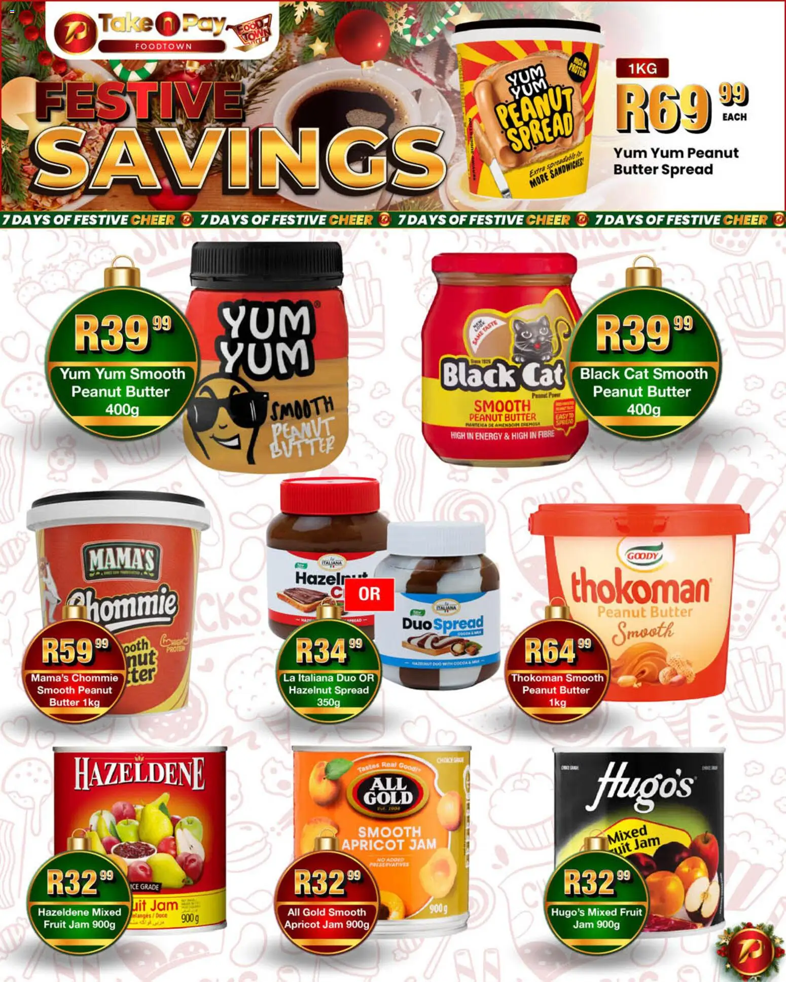New Take n Pay catalogue – valid from 18.12.2025 | Page: 7 | Products: Jam, Butter, Peanut butter, Fruit
