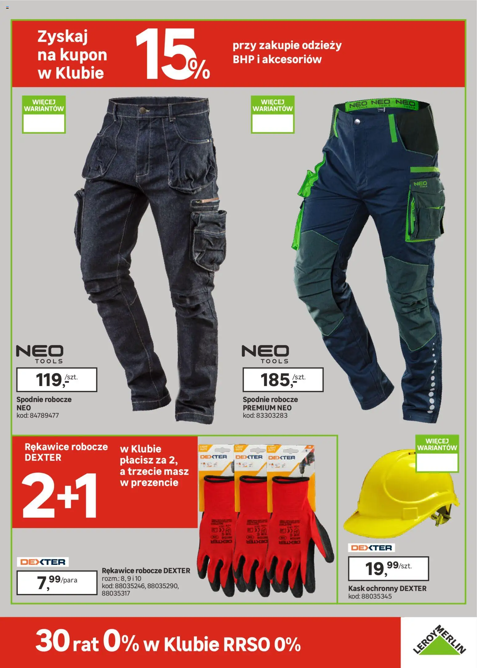 Leroy Merlin gazetka - Dla Fachowców od 11.03.2026 | Strona: 11 | Produkty: Spodnie