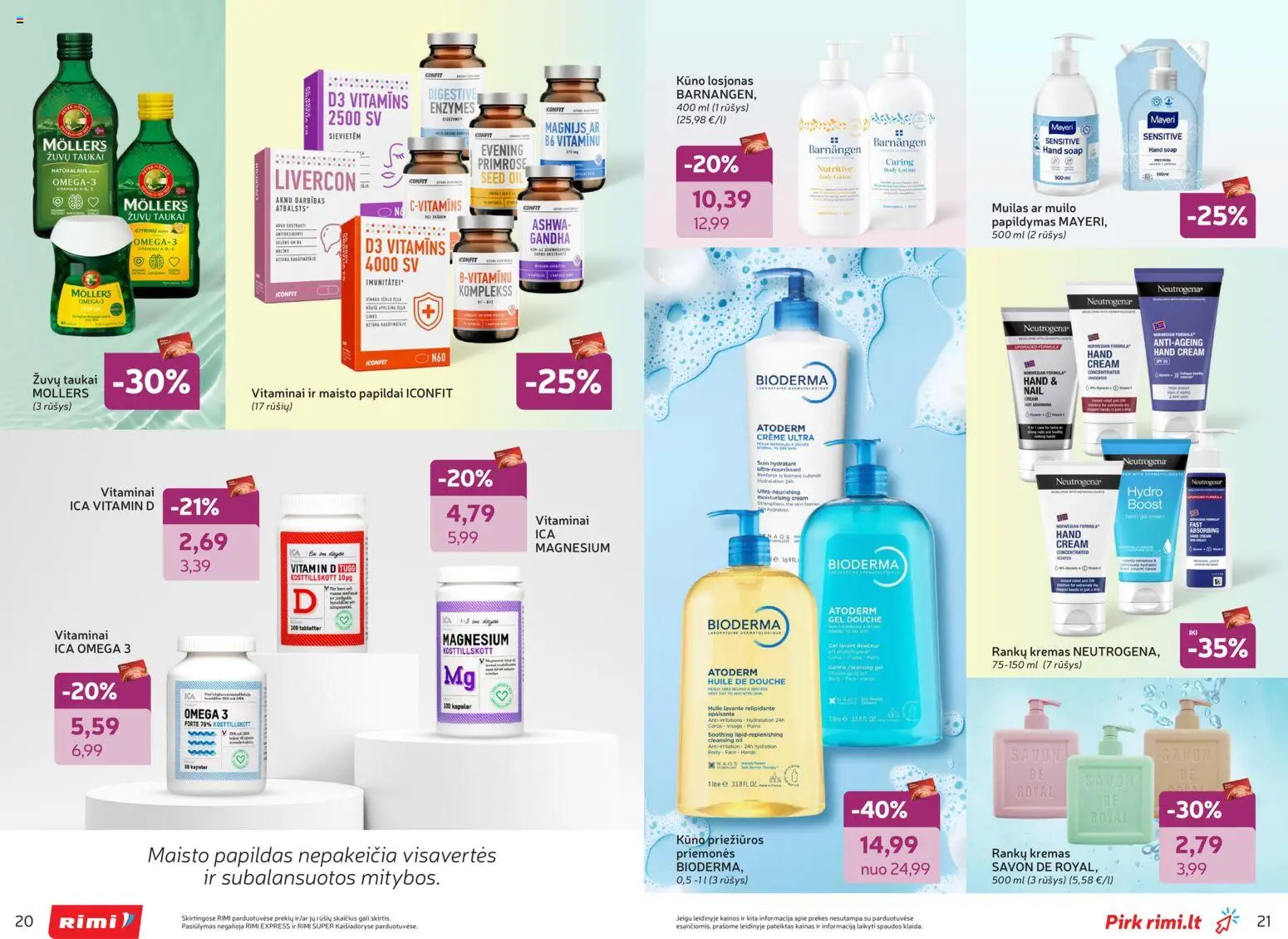 Rimi akcijos nuo 03.02.2026 | Puslapis: 11 | Prekių: Kremas, Muilas