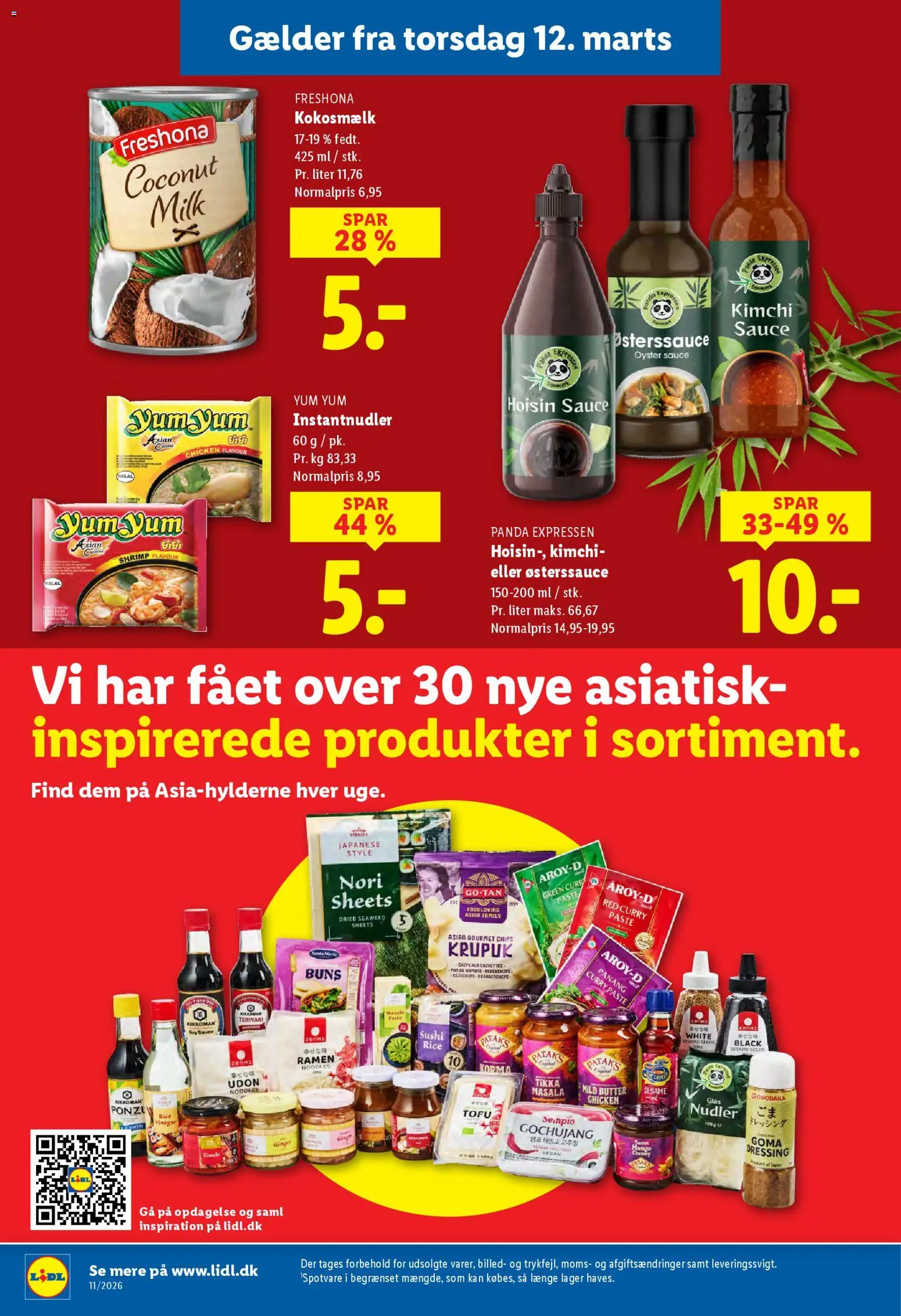 Lidl tilbudsavis – gyldig fra 08.03.2026 | Side: 3 | Produkter: Mango, Kokosmælk, Dressing, Søm