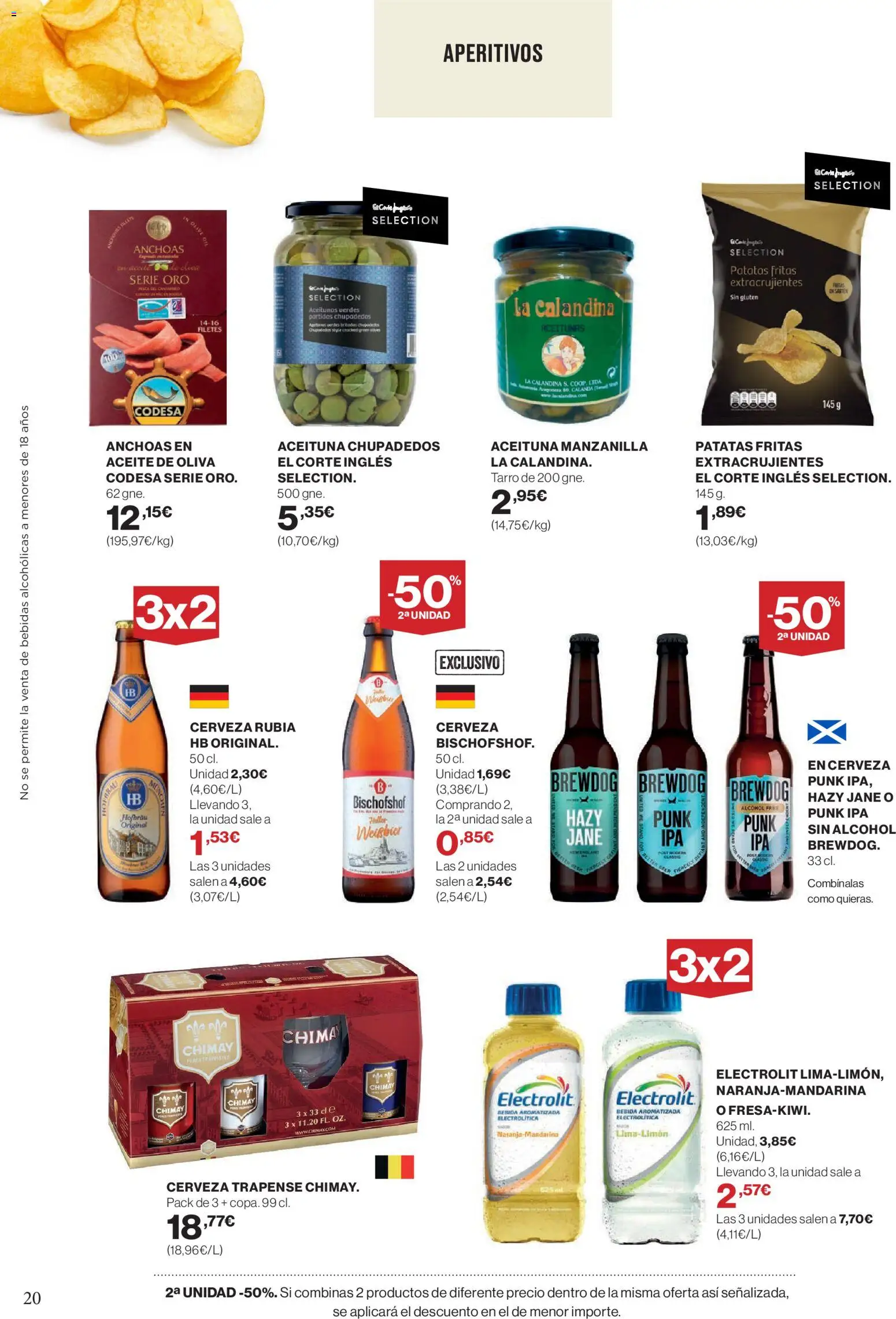 Hipercor - Mucho más para ti │ válido desde el 26.02.2026 | Página: 20 | Productos: Aceite, Cerveza, Aceite de oliva