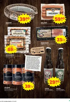 Stora Coop erbjudanden - Förhandsvisning av reklamblad från butik Stora Coop aktuell från 16.03.2026 | Sida: 5 | Produkter: Bacon, Cheddar, Grillkorv, Tacokrydda