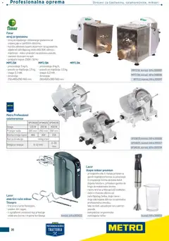 Katalog Metro - Pregled kataloga iz trgovine Metro, vrijedi od 05.03.2026 | Stranica: 95 | Proizvodi: Smjese, Mikser, Jaja, Zdjela