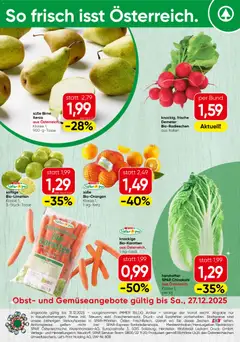 Spar Obst & Gemüse - Wien ab 22.12.2025 gültig