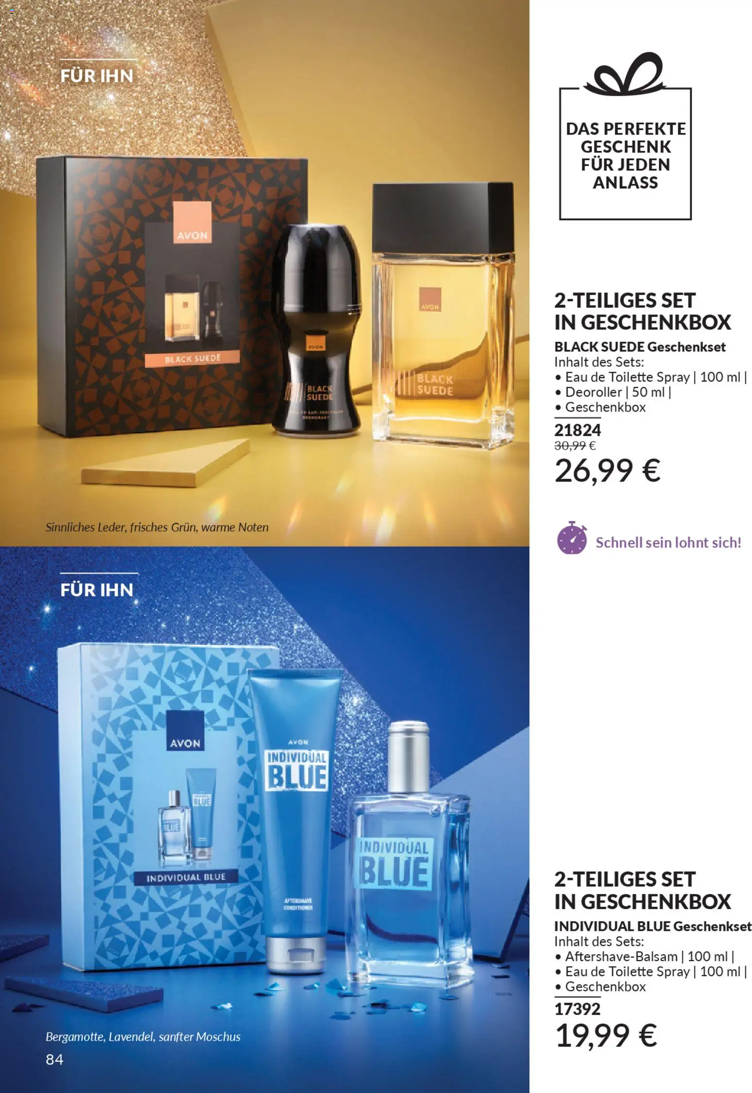 AVON Katalog Januar 2026 – gültig ab 01.01.2026 | Seite: 86 | Produkte: Toilette, Eau de Toilette