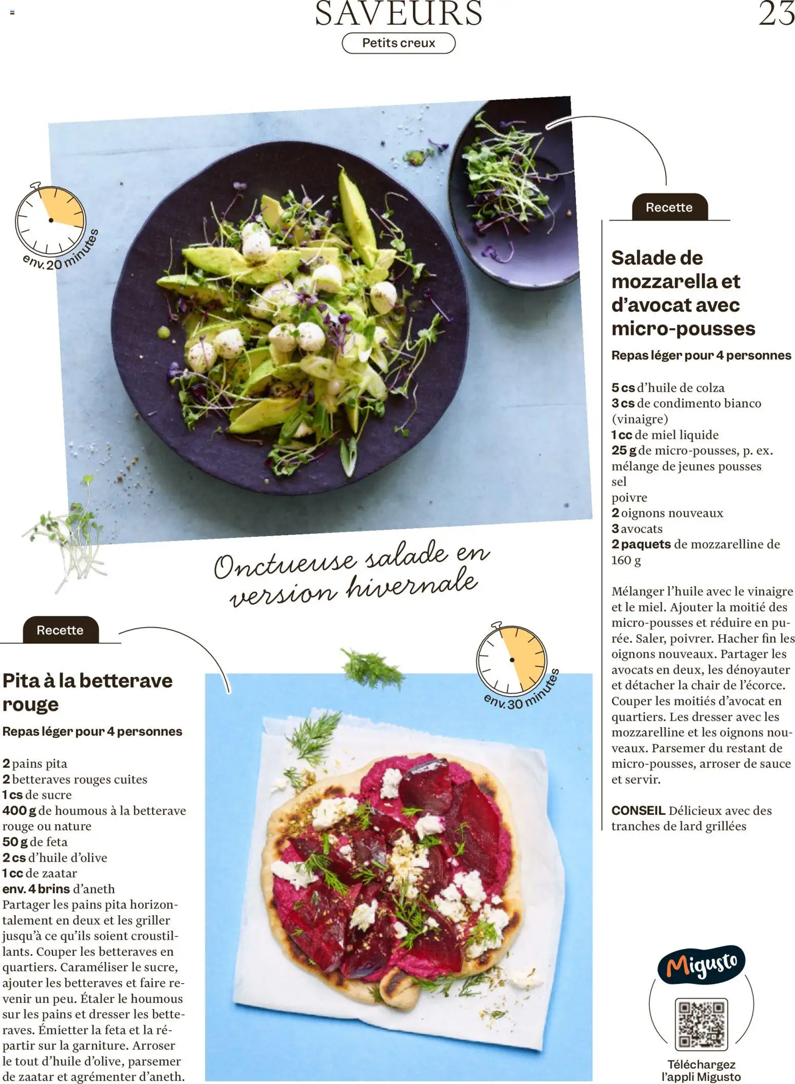 Migros Magazin FR – gültig ab 05.01.2026 | Seite: 23 | Produkte: Feta, Rouge, Griller
