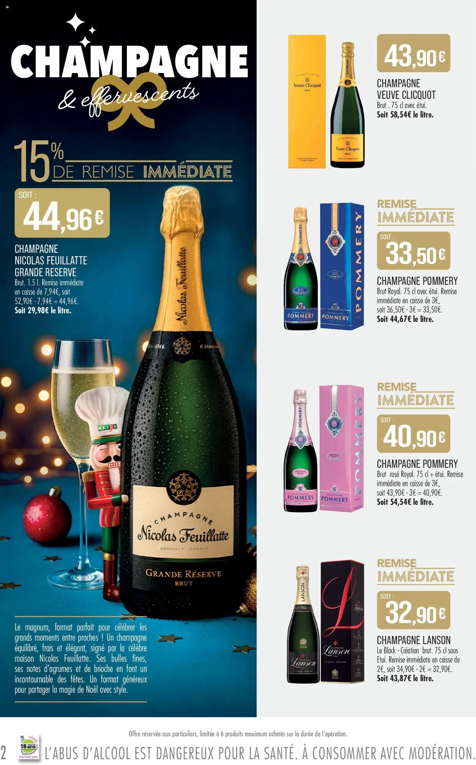{H1} | Page: 2 | Produits: Champagne nicolas feuillatte, Champagne