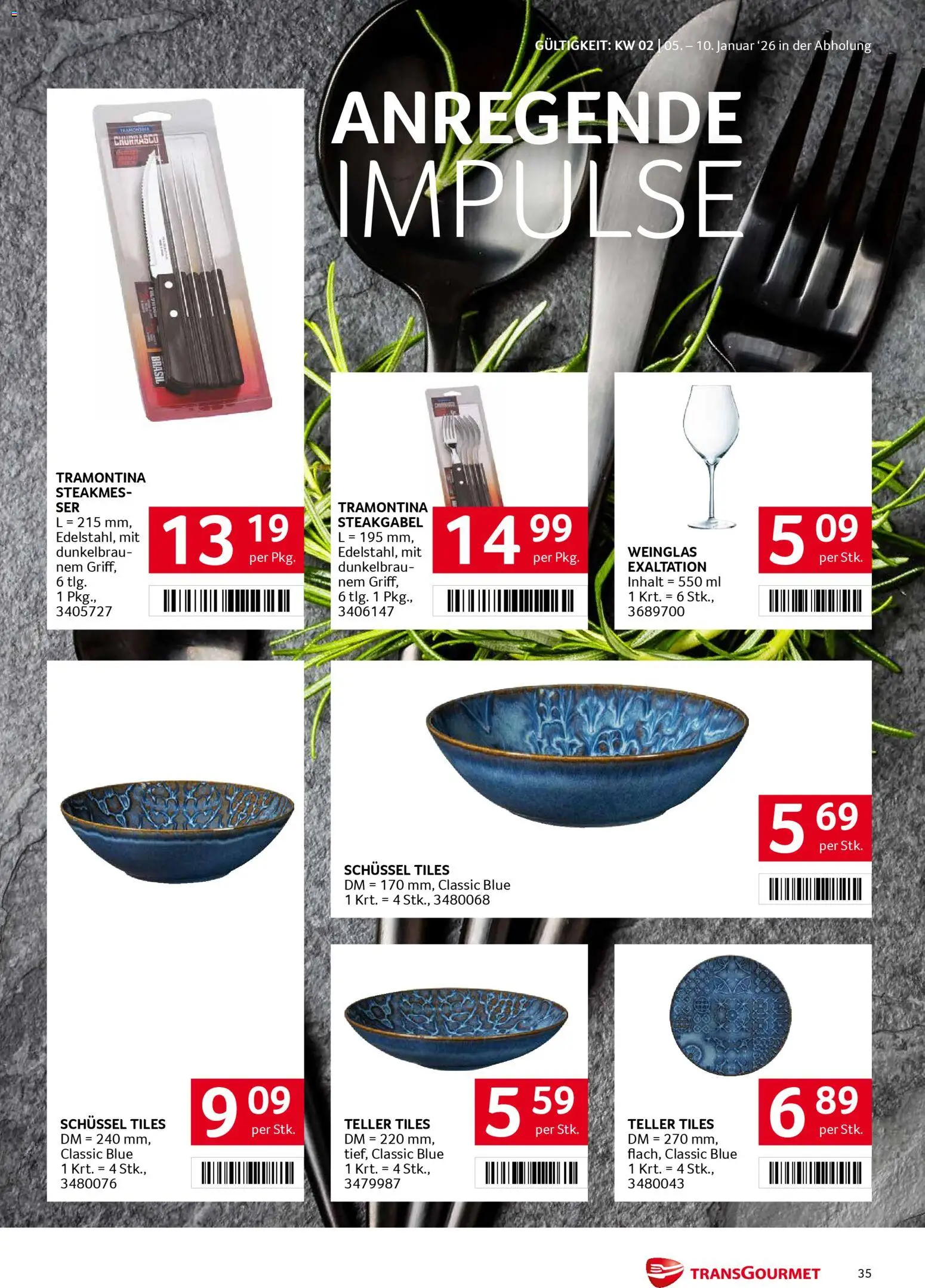 Transgourmet Flugblatt gültig ab 05.01.2026 | Seite: 34