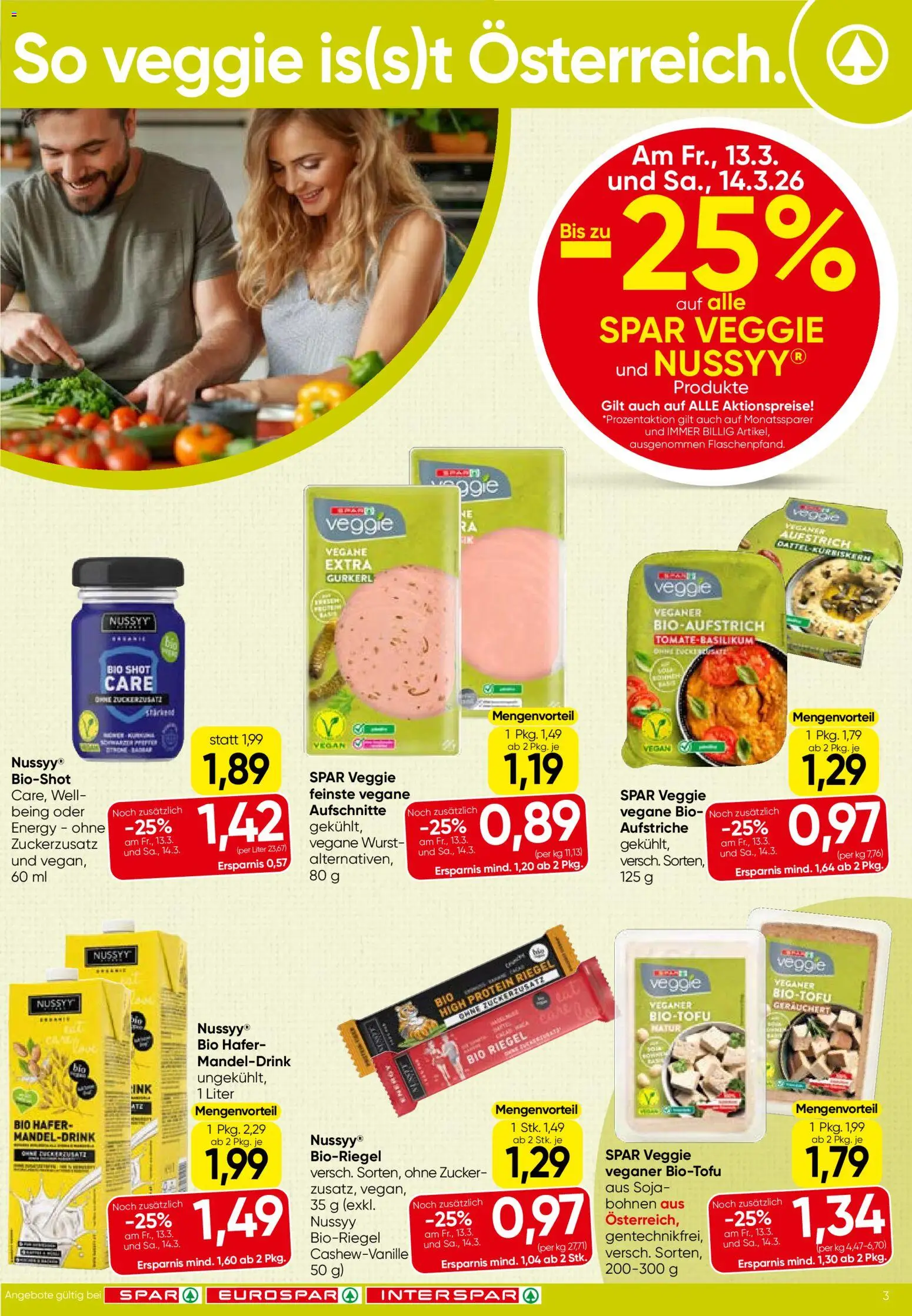 Spar Flugblatt - Oberösterreich gültig ab 12.03.2026 | Seite: 3 | Produkte: Zucker, Wurst