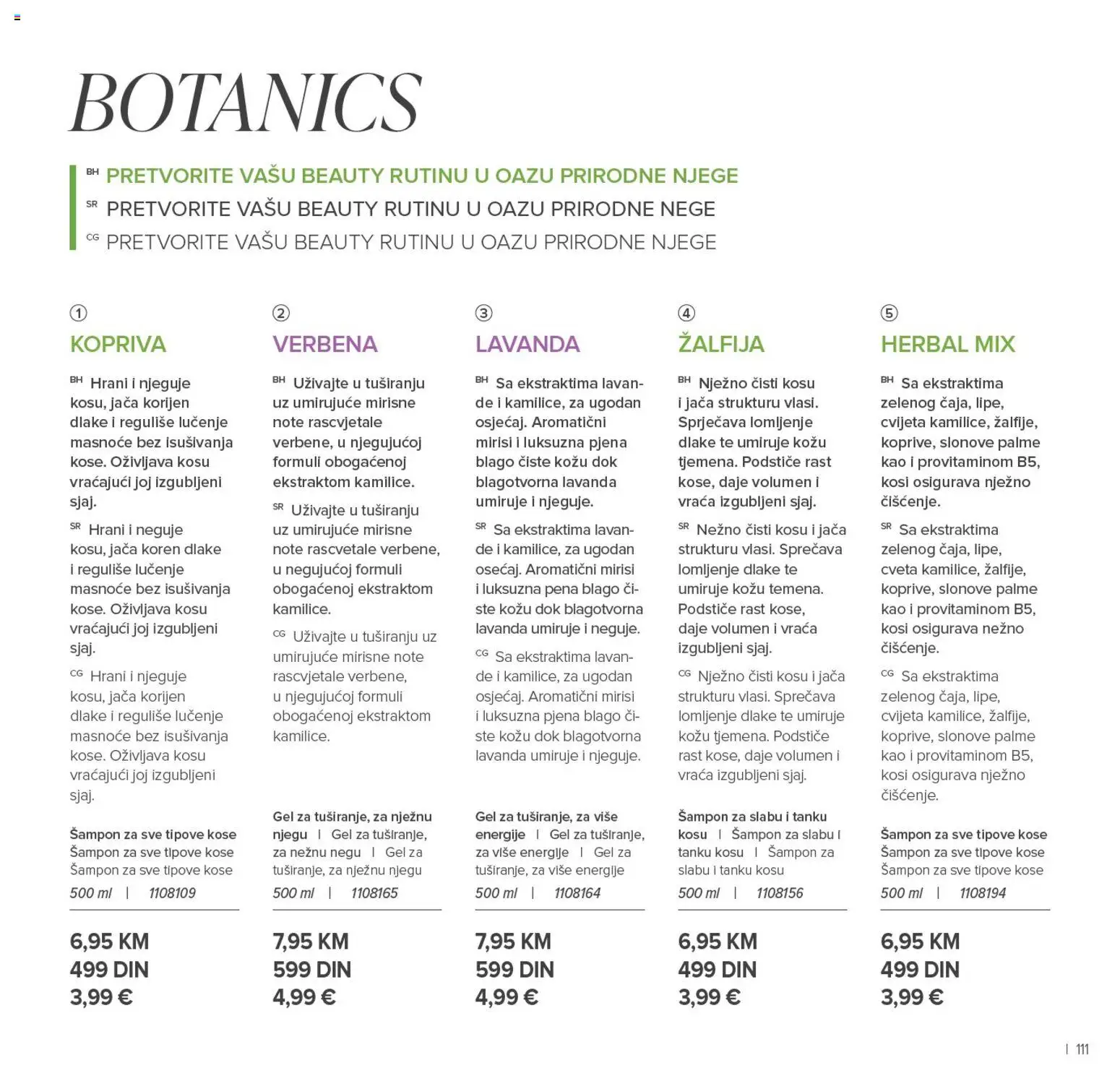 Farmasi katalog - važi od 01.01.2026 | Strana: 111 | Proizvode: Šampon