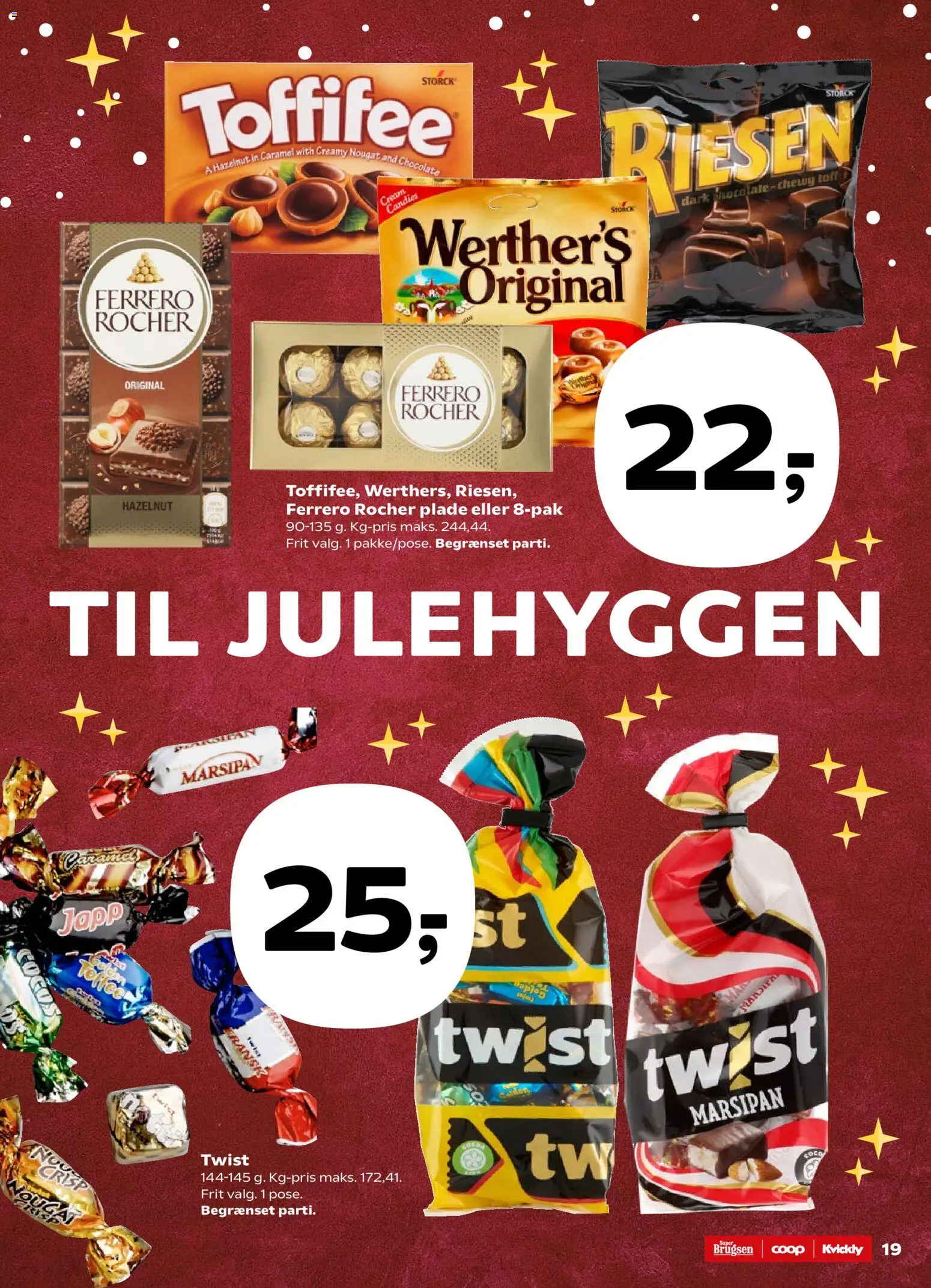 Super Brugsen tilbudsavis – gyldig fra 19.12.2025 | Side: 21 | Produkter: Nougat