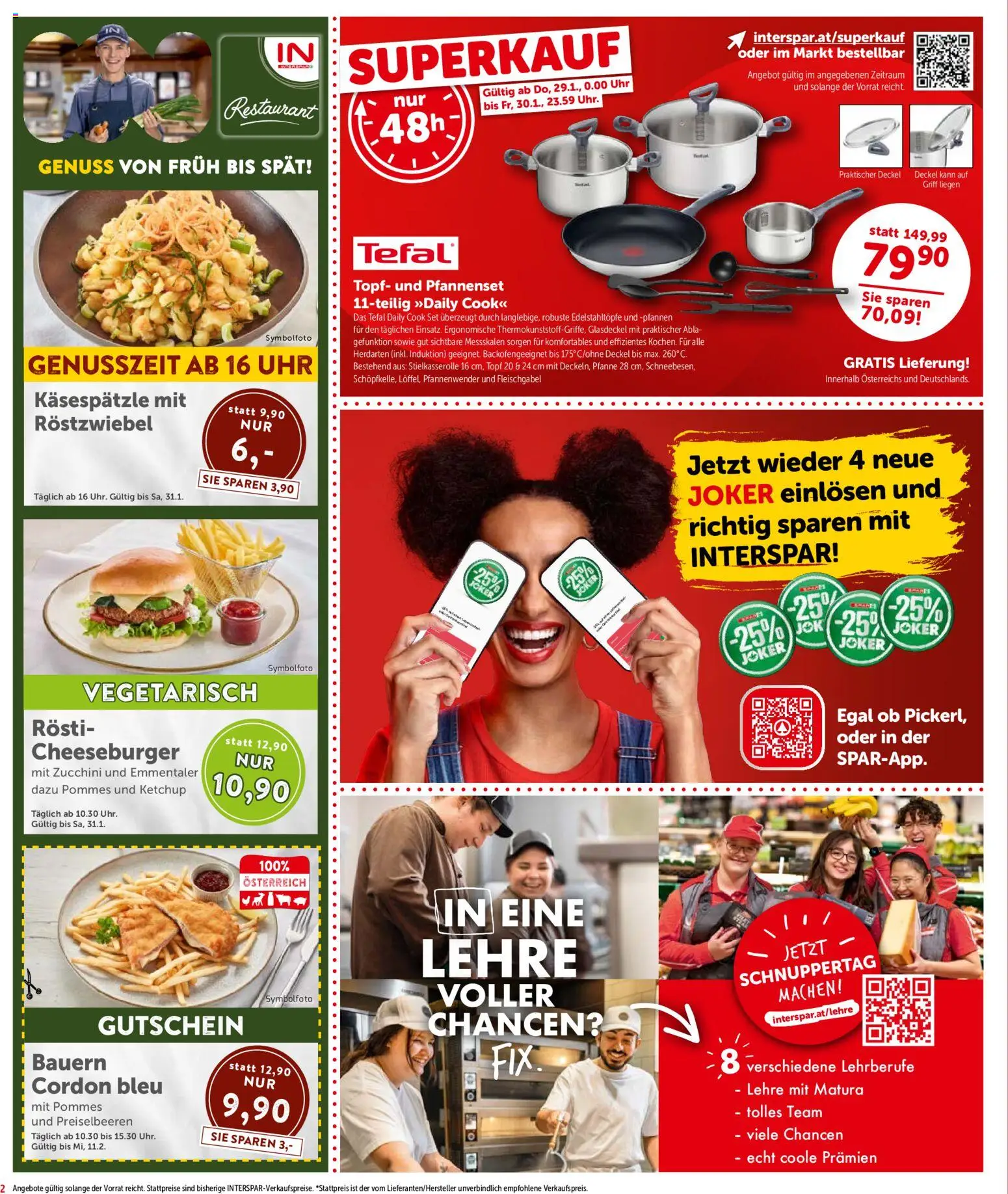 Interspar Flugblatt - Vorarlberg gültig ab 29.01.2026 | Seite: 2 | Produkte: Ketchup, Uhr