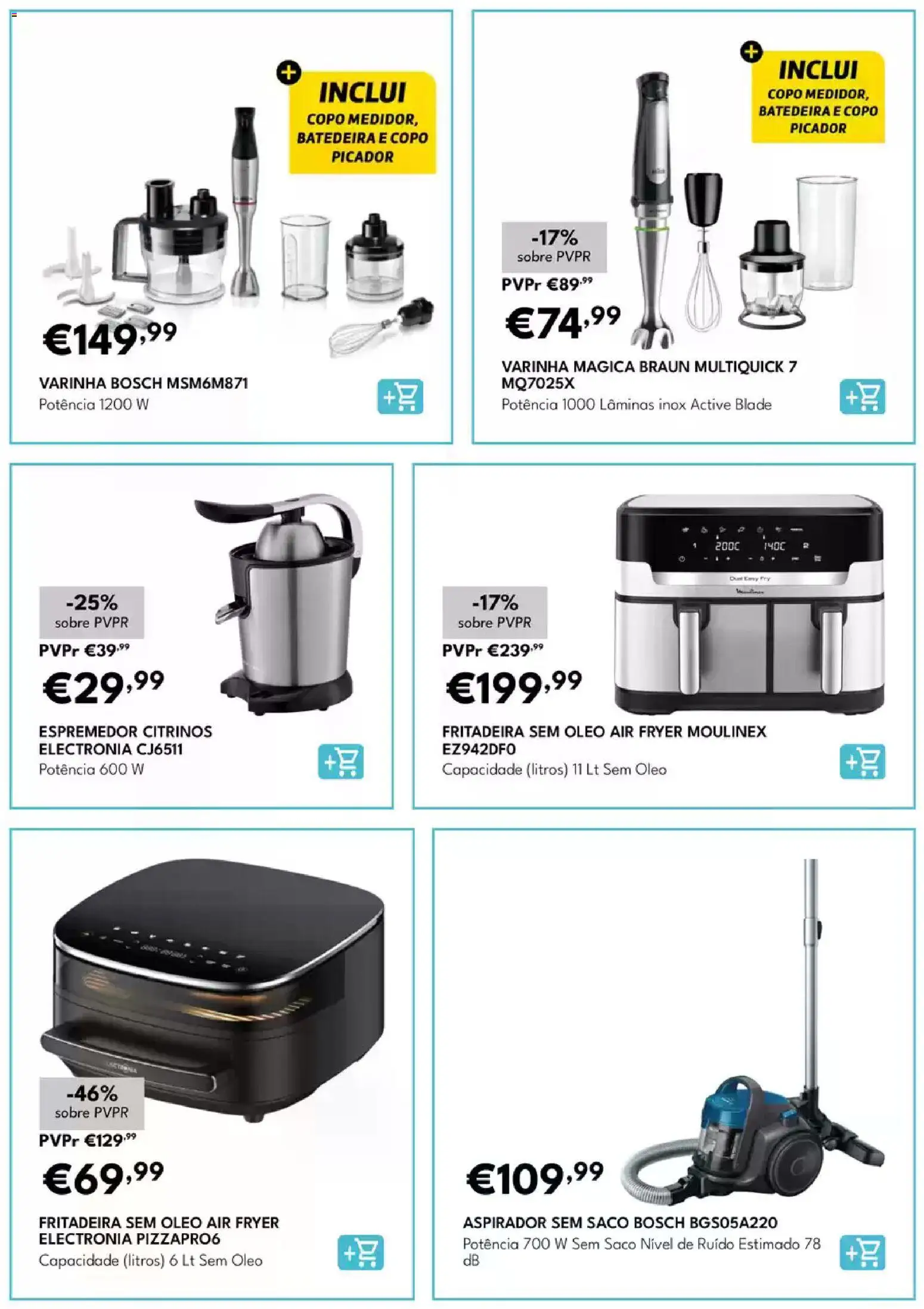 Radio Popular folheto │ válido de 10.03.2026 | Página: 11 | Produtos: Air fryer, Batedeira, Espremedor, Aspirador