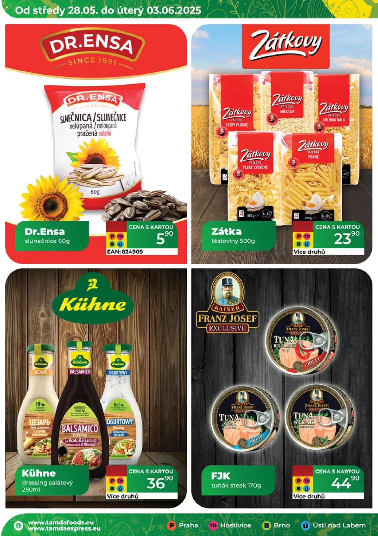 Tamda Foods leták od 28.05.2025 | Strana: 12 | Produkty: Penne, Steak, Balsamico, Tuňák steak