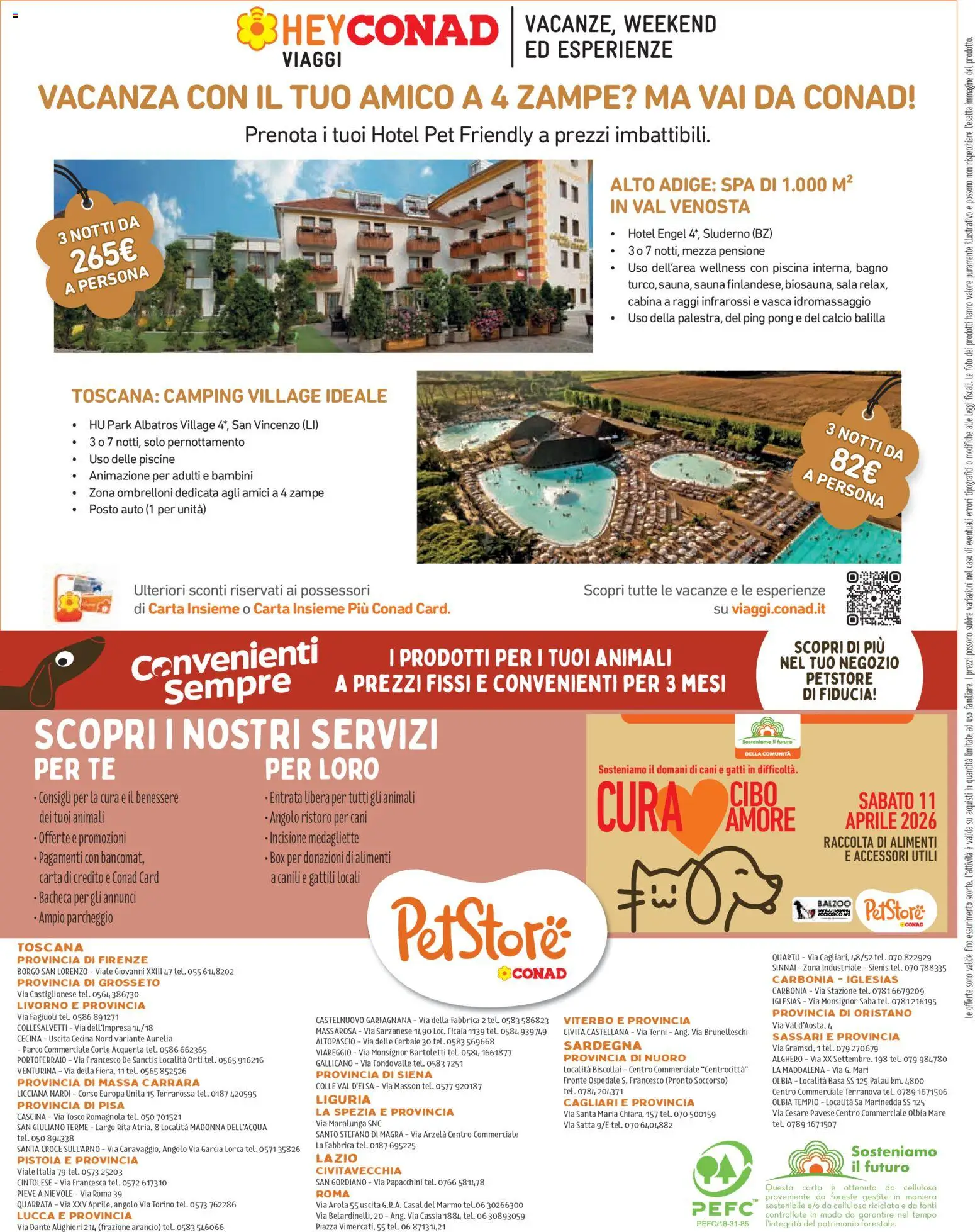 Volantino Conad del 26.03.2026 | Pagina: 8 | Prodotti: Bacheca, Tè, Piscina, Bagno