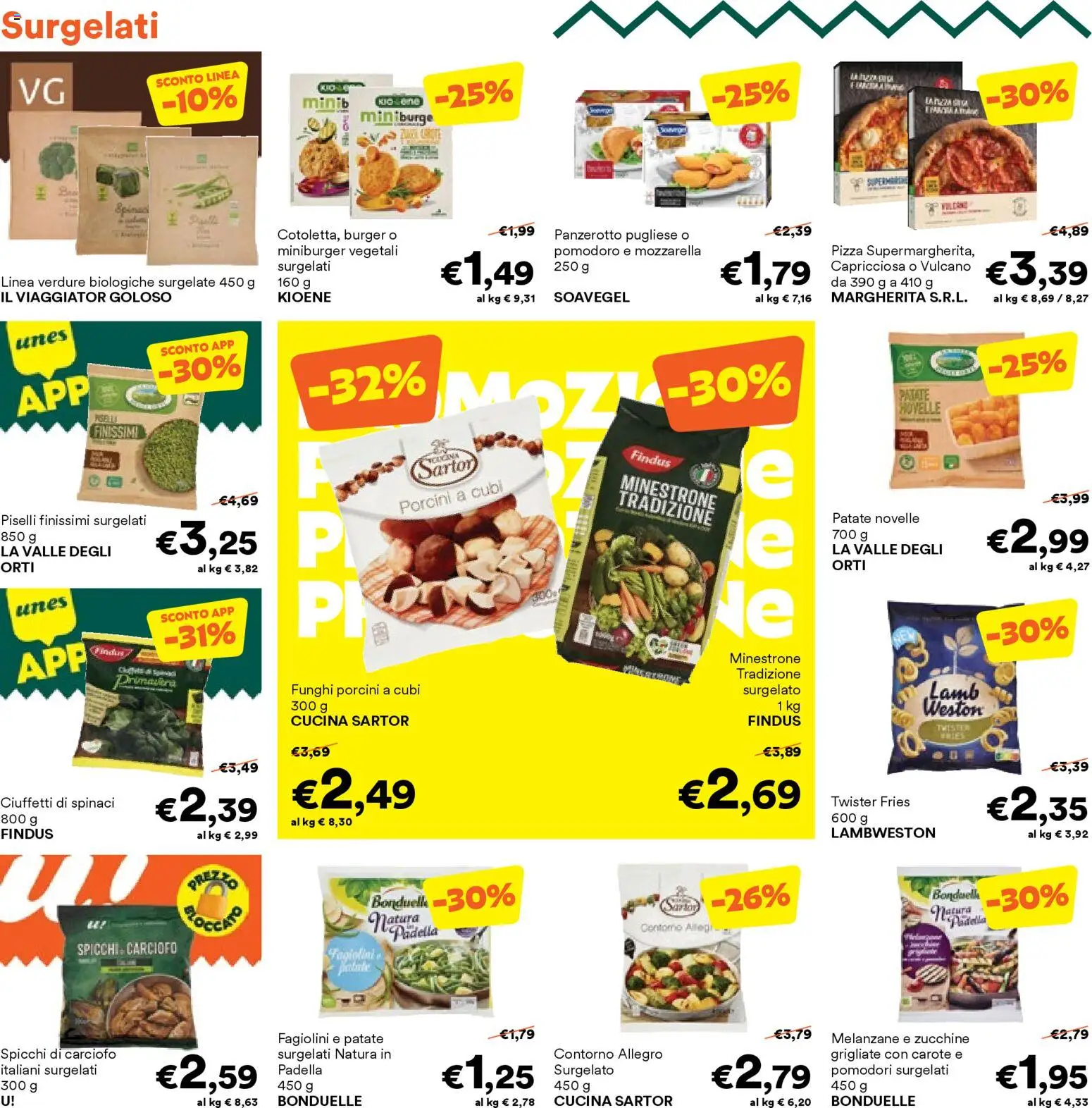 Volantino Unes del 26.02.2026 | Pagina: 4 | Prodotti: Verdure, Pomodoro, Carote, Zucchine