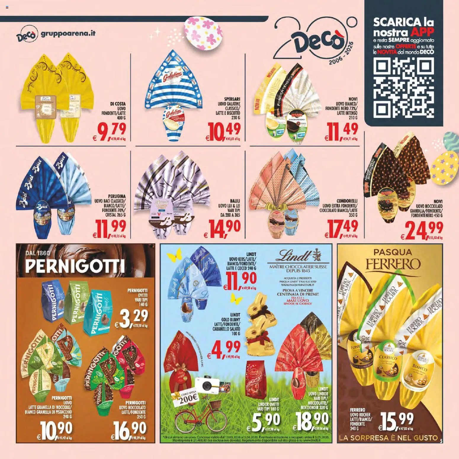 Volantino Decò del 27.03.2026 | Pagina: 5 | Prodotti: Cioccolato, Latte, Cocco, Gioco