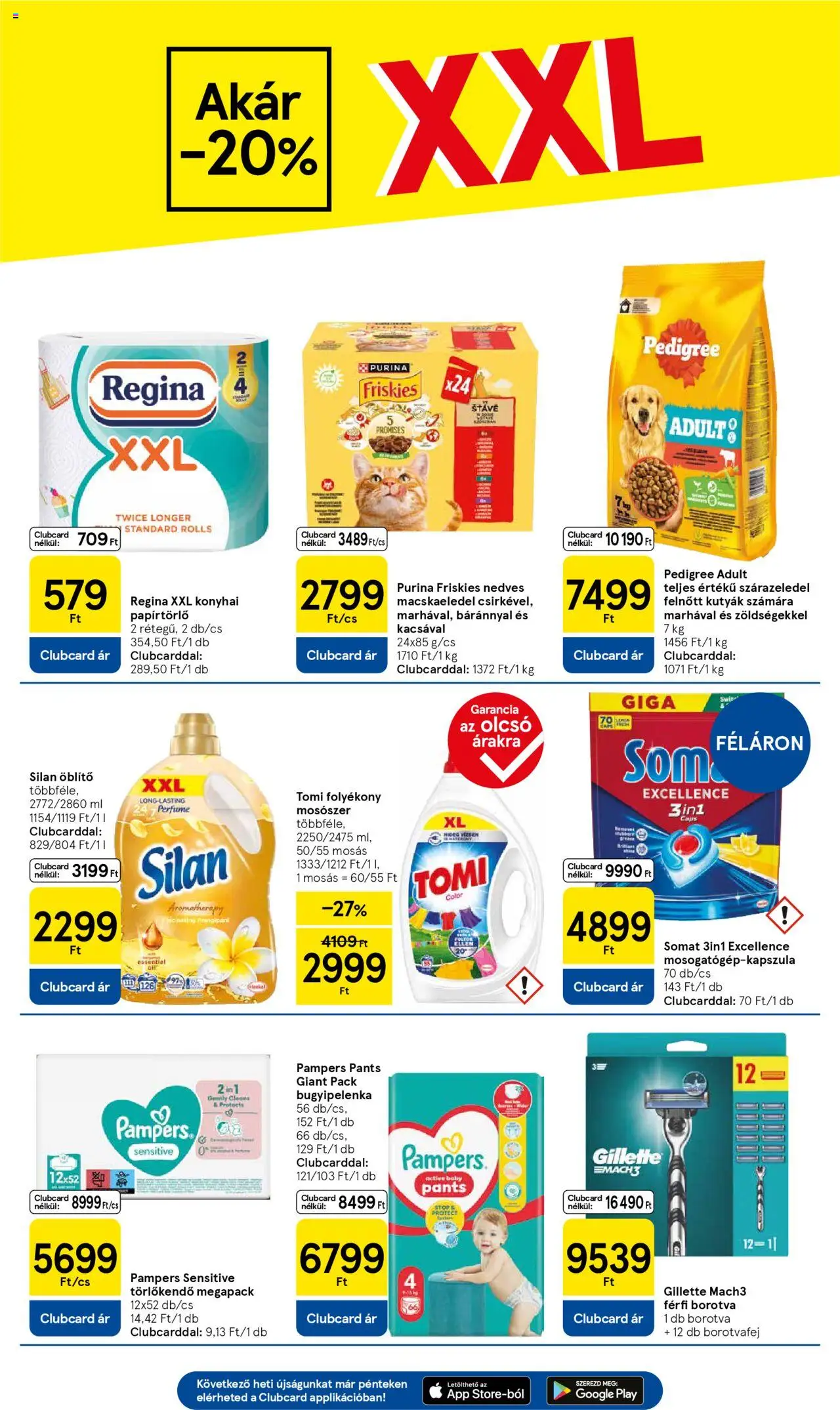 Tesco akciós ujság - amely érvényes a következő dátumtól: 11.09.2025 | Oldal: 11 | Termékek: Macskaeledel, Törlőkendő, Öblítő, Mosószer