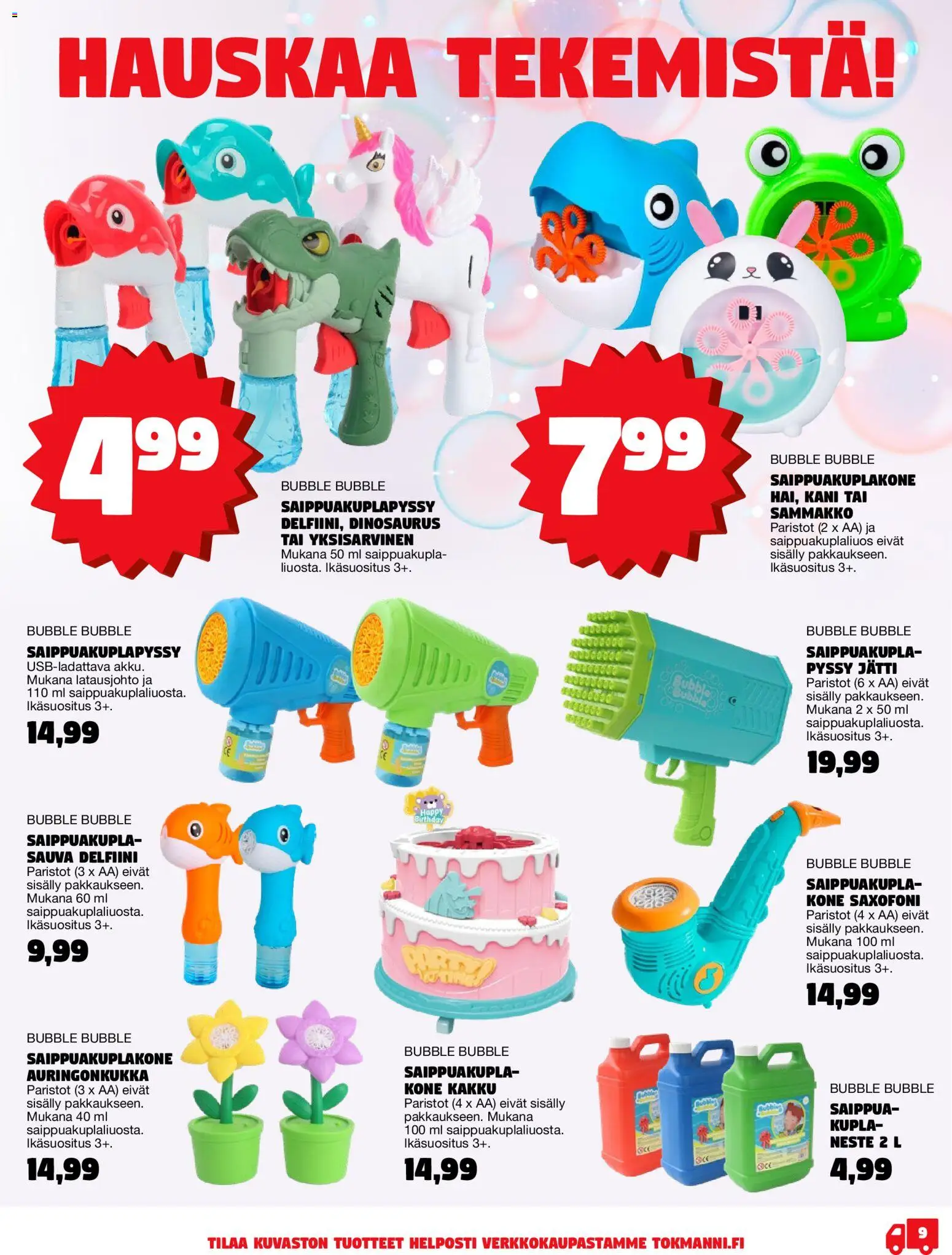 Tokmanni - Kesälelukuvasto 2026 – voimassa 27.04.2026 alkaen | Sivu: 9