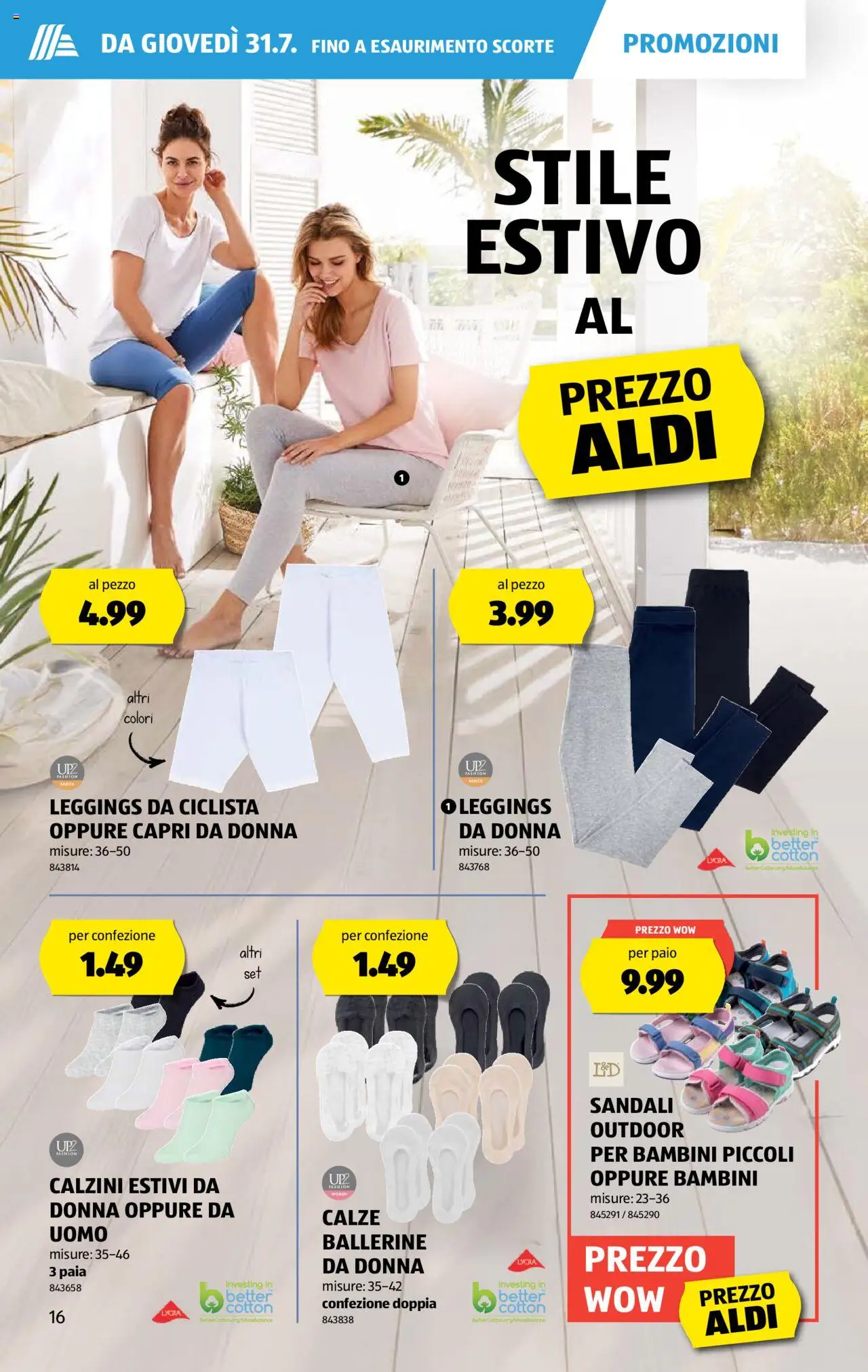 Aldi Volantino ab 31.07.2025 | Seite: 17 | Produkte: Leggings