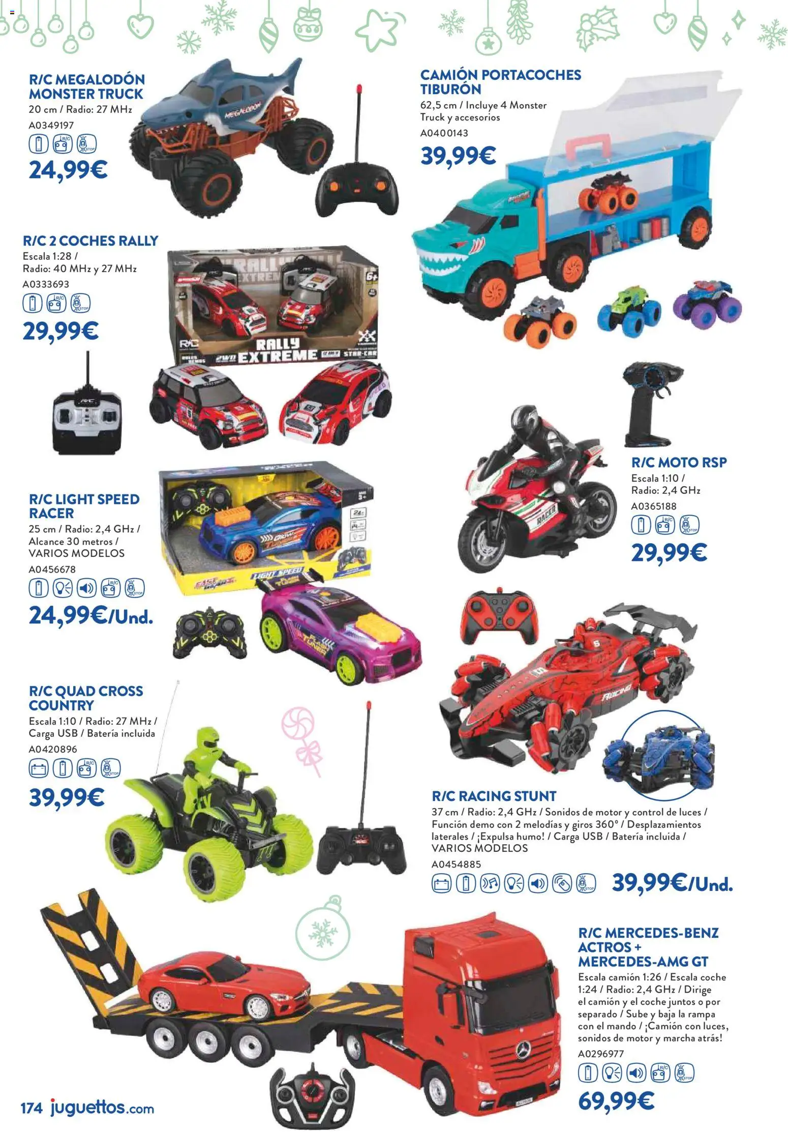 Juguettos catálogo Navidad │ válido desde el 27.10.2025 | Página: 174 | Productos: Radio, USB, Batería
