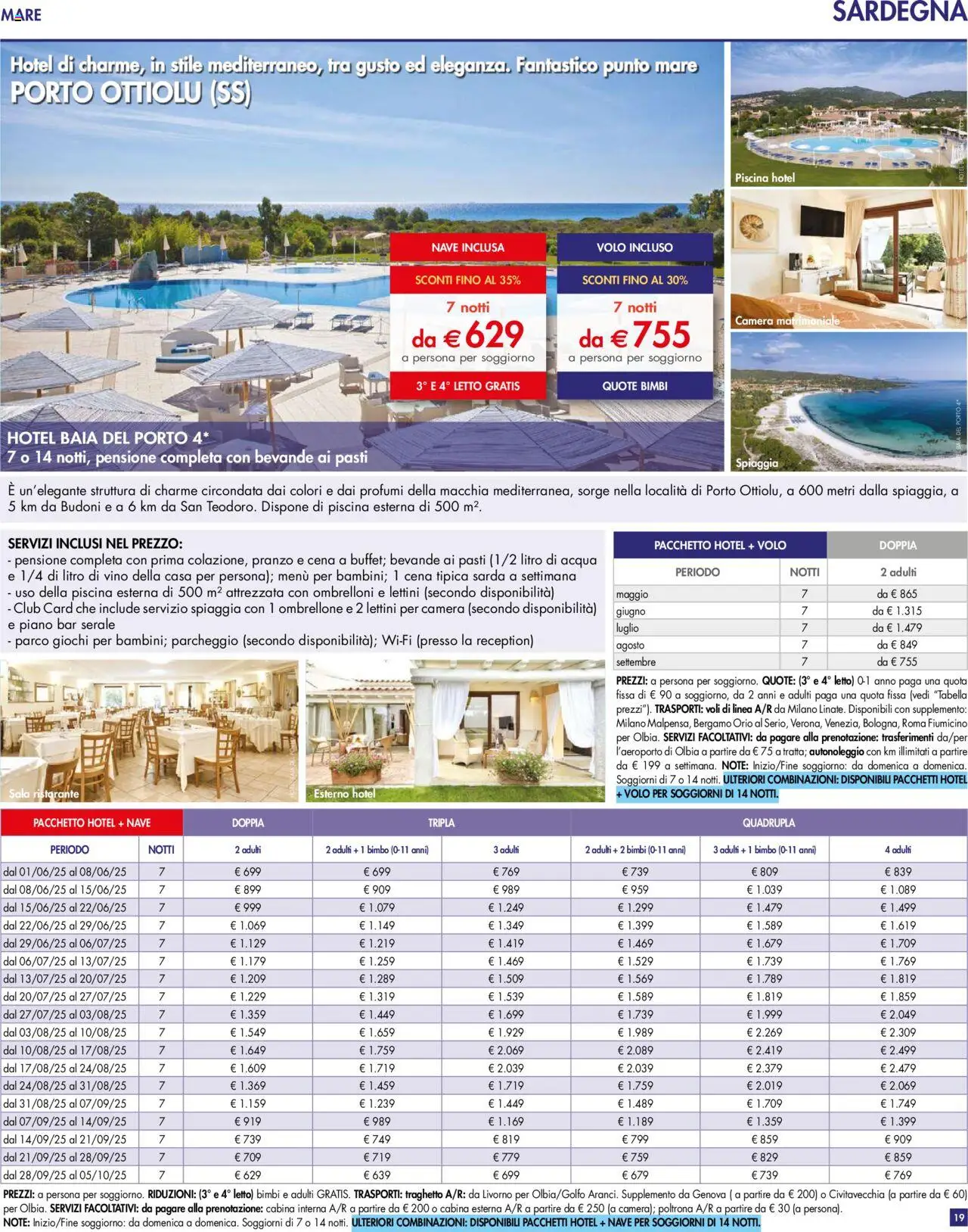 Volantino Esselunga S del 01.04.2025 | Pagina: 19 | Prodotti: Ombrellone, Vino, Piscina, Letto