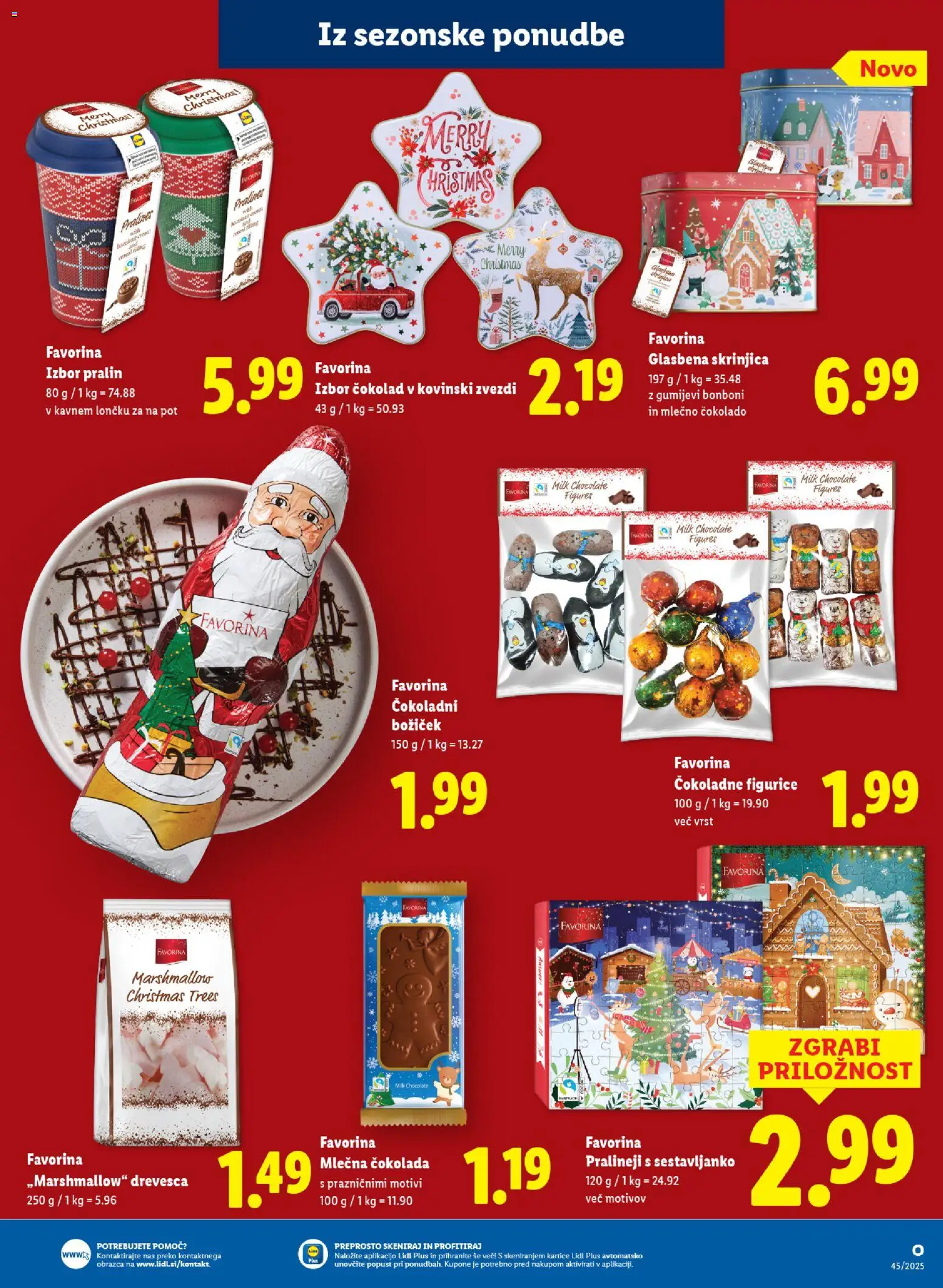 Novi Lidl katalog ponudbe – veljaven od 06.11.2025 | Stran: 23 | Izdelki: Bonboni, Cokolada