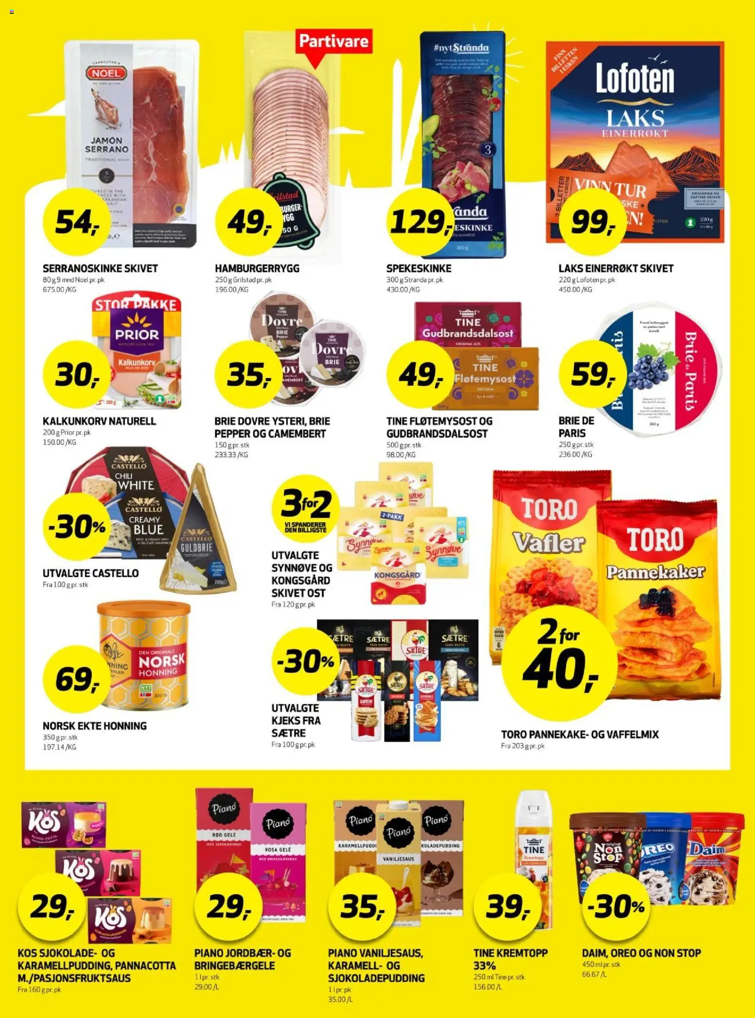 {H1} | Side: 19 | Produkter: Sjokolade, Dekorsten, Brie, Галстук