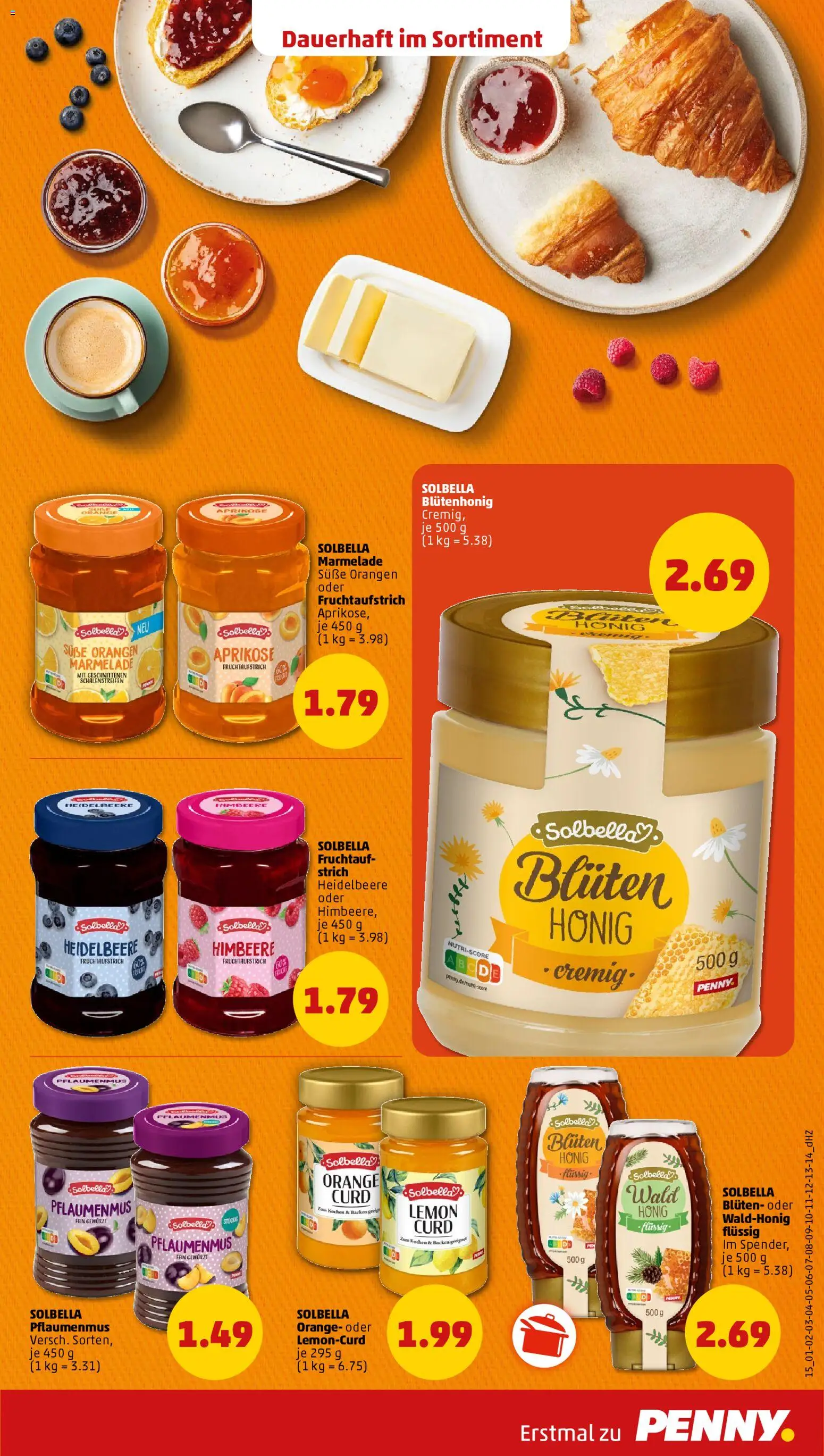 Penny Prospekt 	 – gültig ab 05.01.2026 | Seite: 15 | Produkte: Orangen, Himbeere