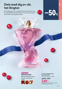 Oriflame - Katalog 17/25 - Förhandsvisning av reklamblad från butik Oriflame aktuell från 10.12.2025 | Sida: 37 | Produkter: Doft, Peppar
