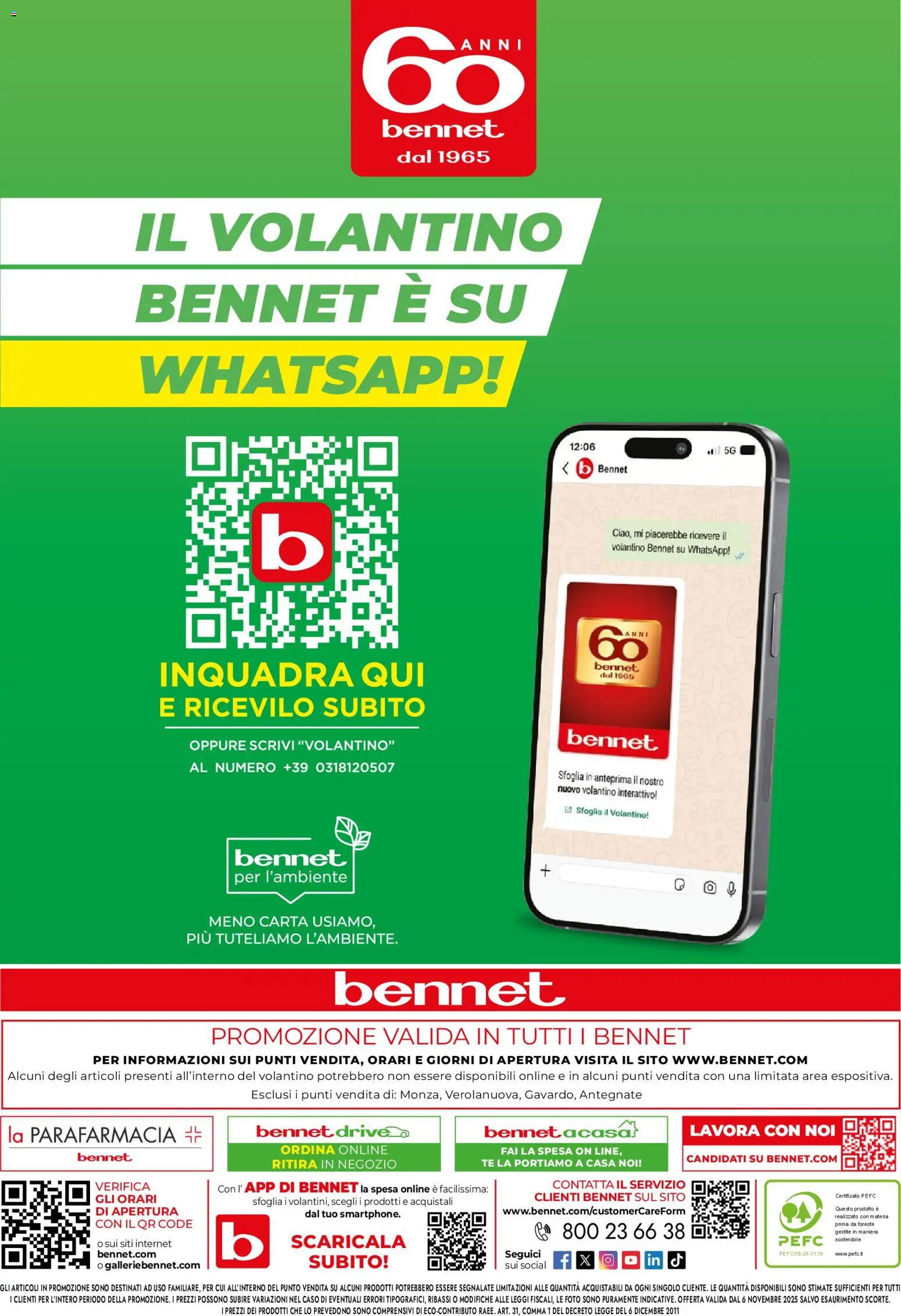 Volantino bennet del 06.11.2025 | Pagina: 39 | Prodotti: Tè