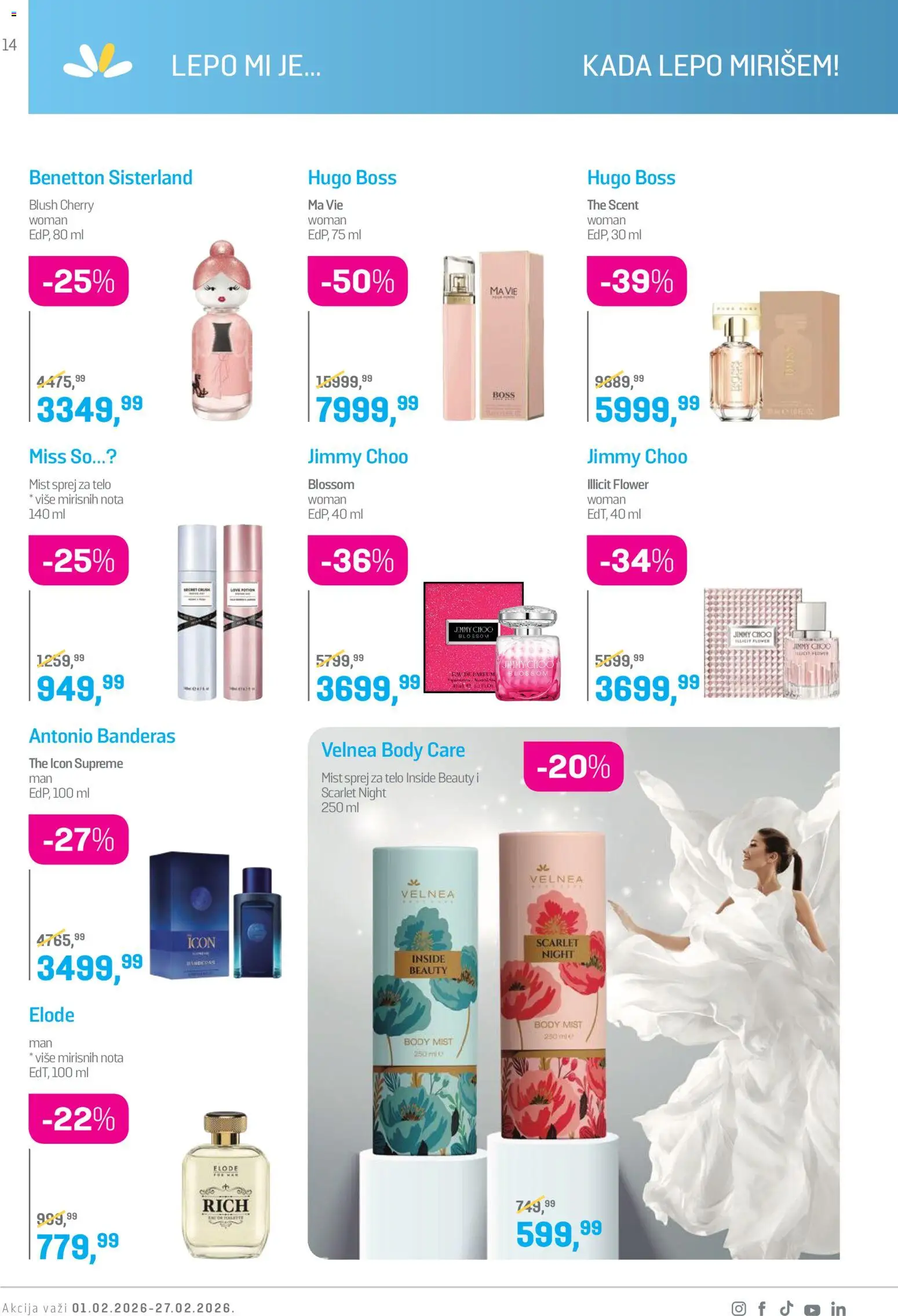 Lilly drogerie katalog - važi od 01.02.2026 | Strana: 14 | Proizvode: So, Hugo