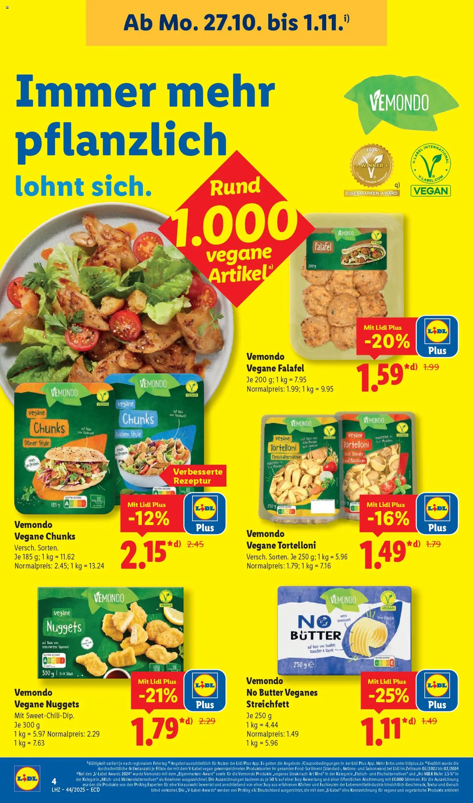 Lidl - Prospekt – gültig ab 27.10.2025 | Seite: 8 | Produkte: Butter, Steak