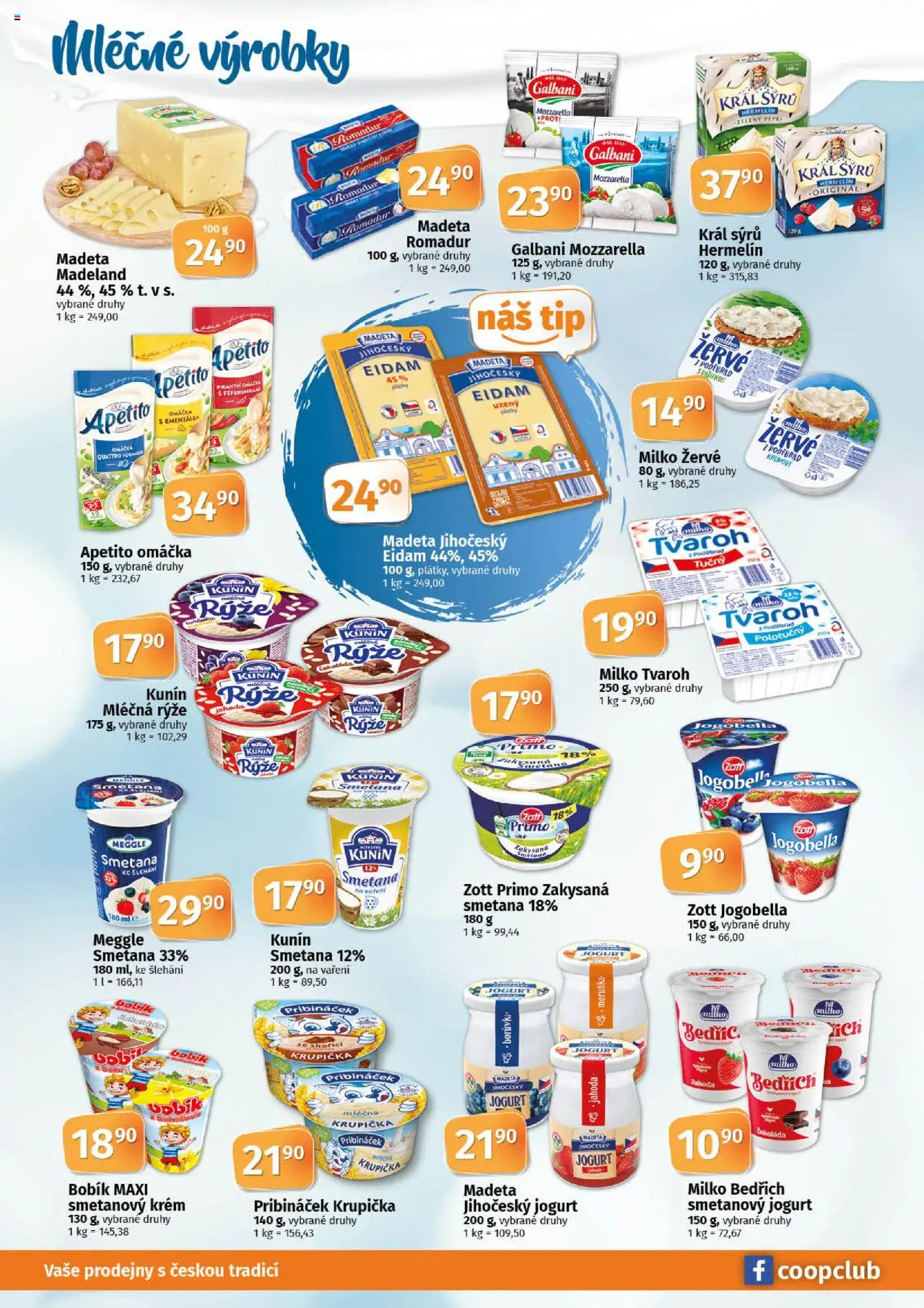 Coop leták - Tuty od 21.05.2025 | Strana: 4 | Produkty: Čokoláda, Hermelín, Madeland Madeta, Jogobella
