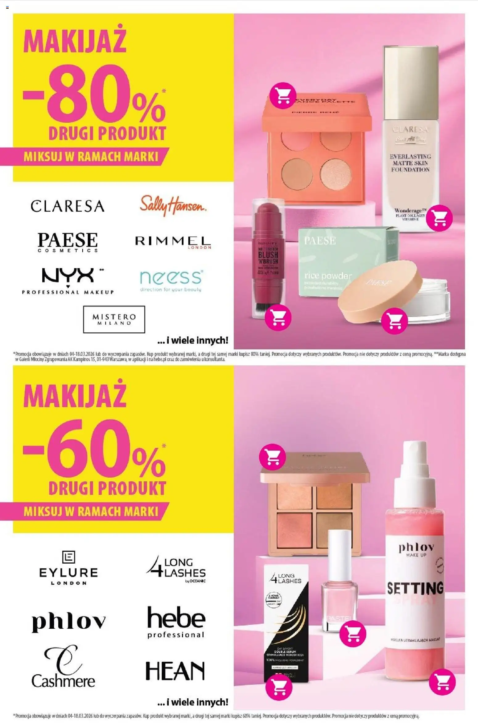 Hebe gazetka od 04.03.2026 | Strona: 6 | Produkty: Makijaż