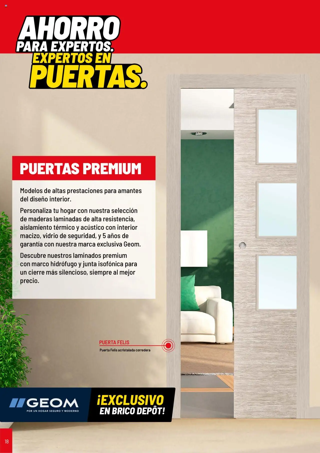 Brico Depôt Puertas y ventanas │ válido desde el 23.07.2025 | Página: 18 | Productos: Marco