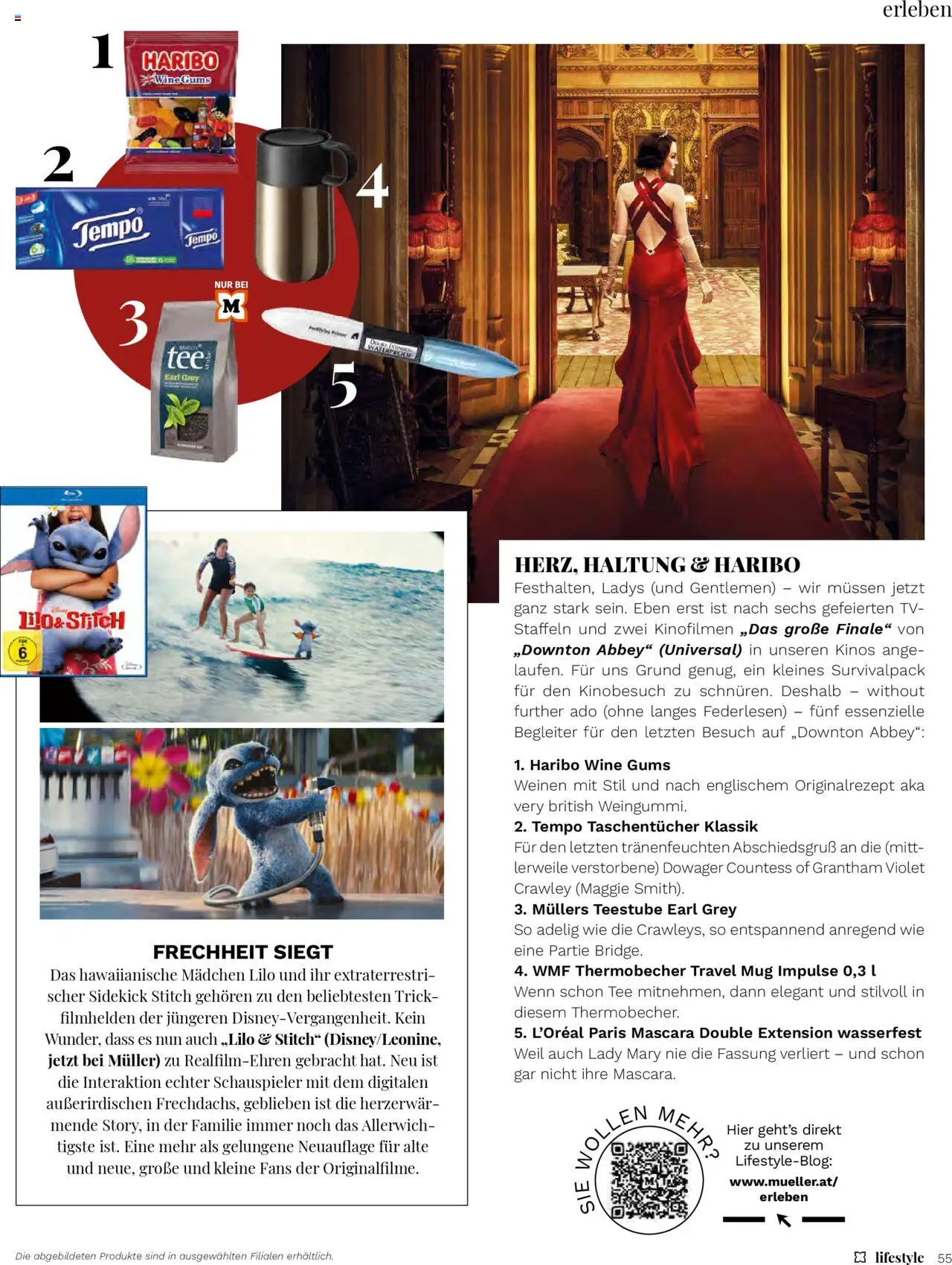 Müller Magazine Lifestyle 5/25 gültig ab 17.09.2025 | Seite: 55 | Produkte: TV, Tee