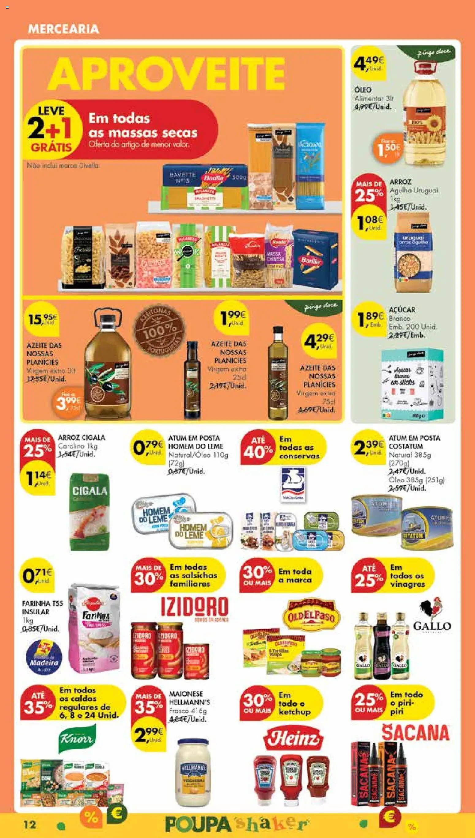 Pingo Doce Poupe Esta Semana Madeira │ válido de 28.10.2025 | Página: 12 | Produtos: Knorr, Arroz, Açúcar, Ketchup