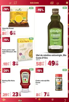 Ofertele Carrefour valabile de la 10.12.2025 | Pagină: 17 | Produse: Şerit ödül, Ulei, Paste, Ketchup