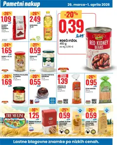 Eurospin katalog akcije – veljaven od 26.03.2026 | Stran: 10 | Izdelki: Grisini, Moka, Pašteta, Testenine