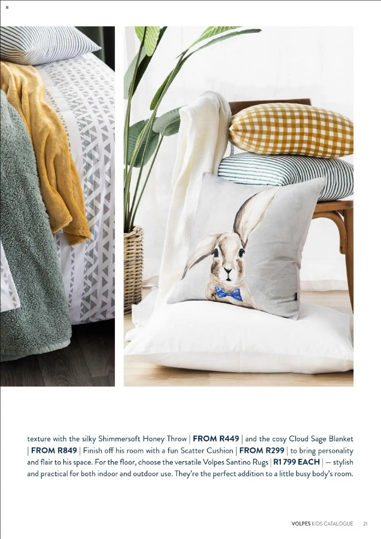 New Volpes catalogue – valid from 01.10.2025 | Page: 21 | Products: Cushion, Blanket