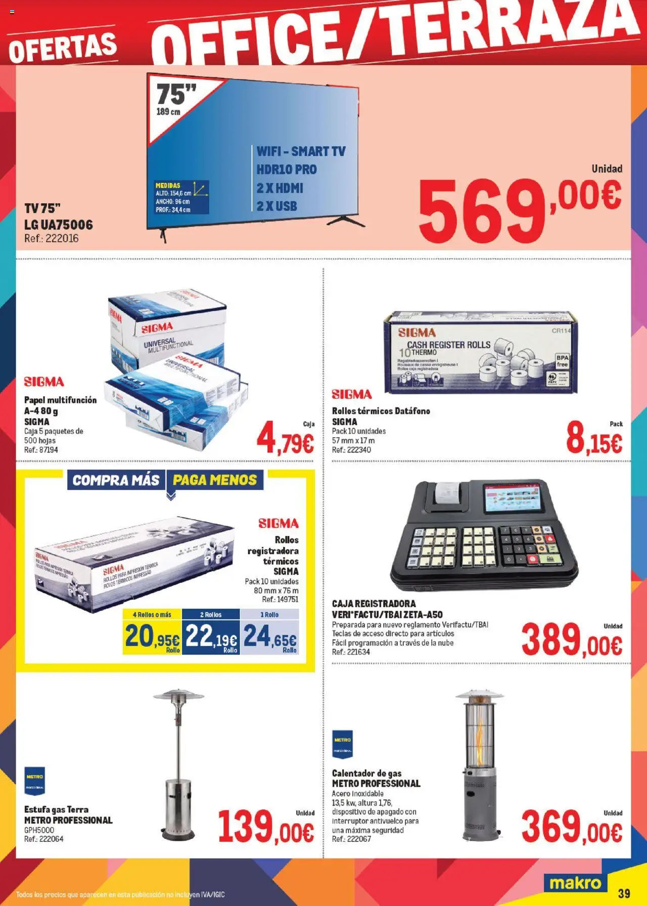 Makro - Precios Canarias │ válido desde el 06.10.2025 | Página: 39 | Productos: USB, Caja