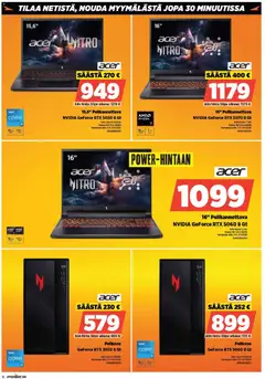 Power-mainoslehti voimassa 03.11.2025 alkaen | Sivu: 16 | Tuotteet: Pelikannettava, Näyttö