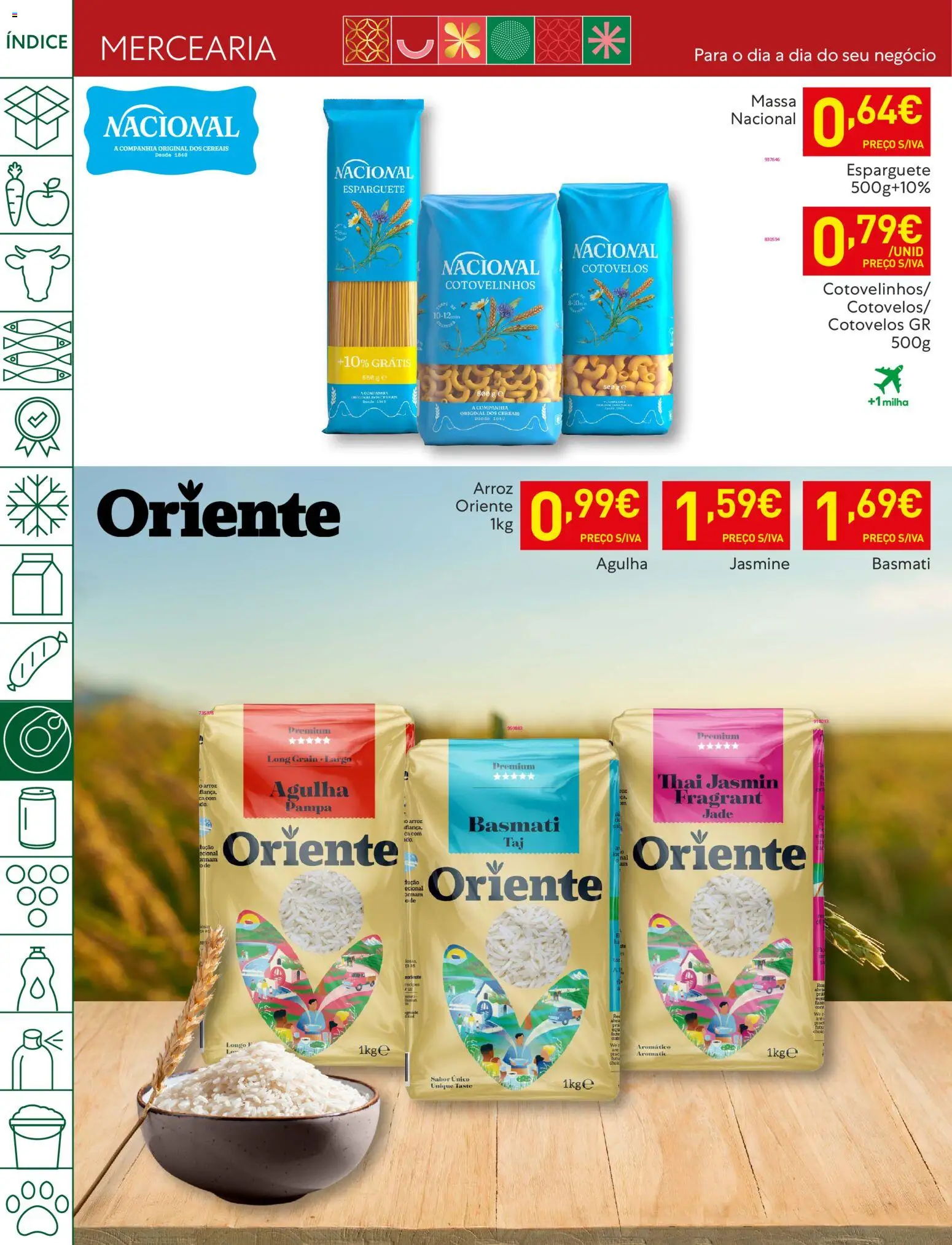 Recheio folheto │ válido de 04.11.2025 | Página: 26 | Produtos: Esparguete, Arroz, Cereais, Massa