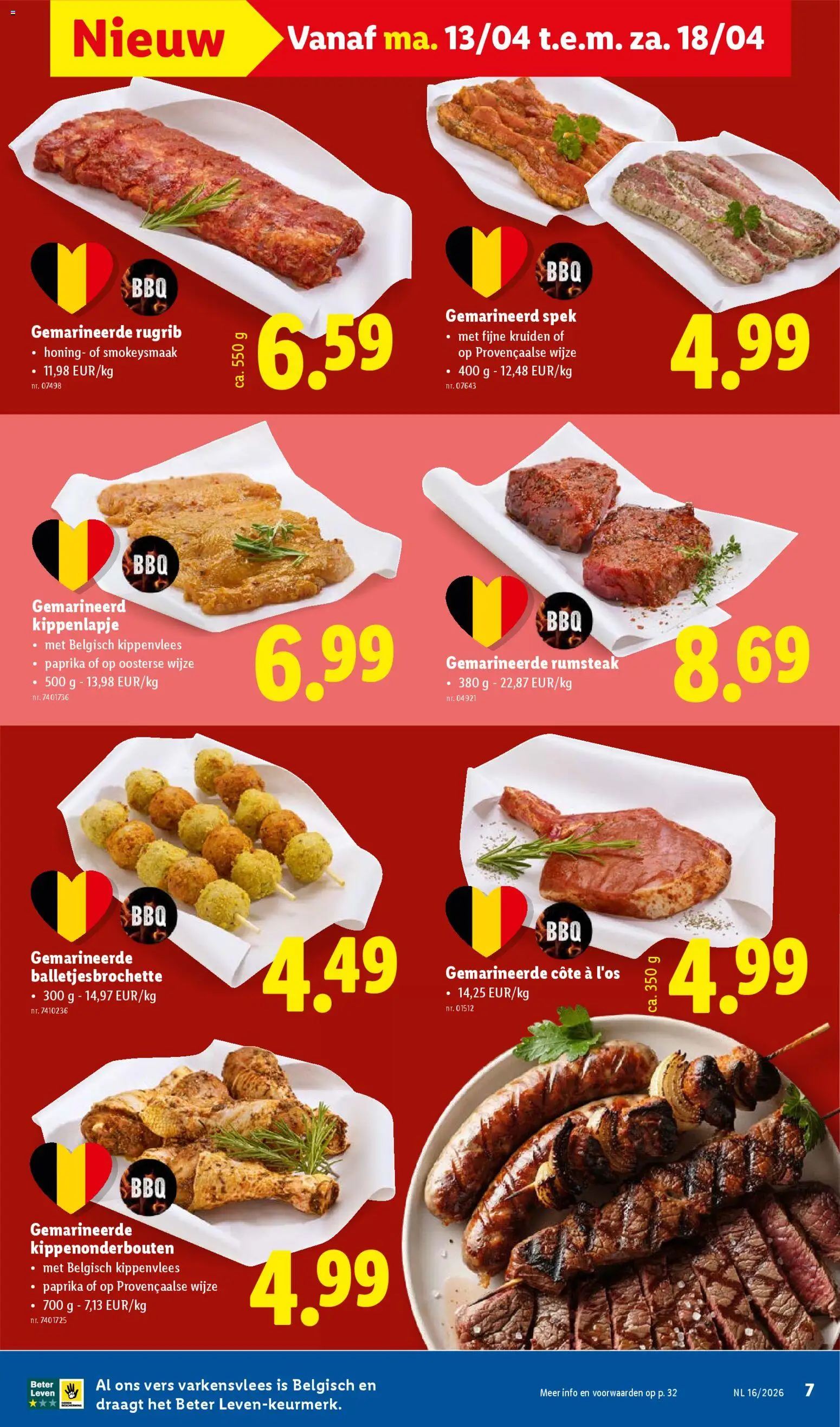 {H1} | Pagina: 7 | Producten: Kippenvlees, Varkensvlees