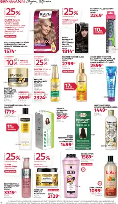 Rossmann akciós ujság - amely érvényes a következő dátumtól: 22.09.2025 | Oldal: 4