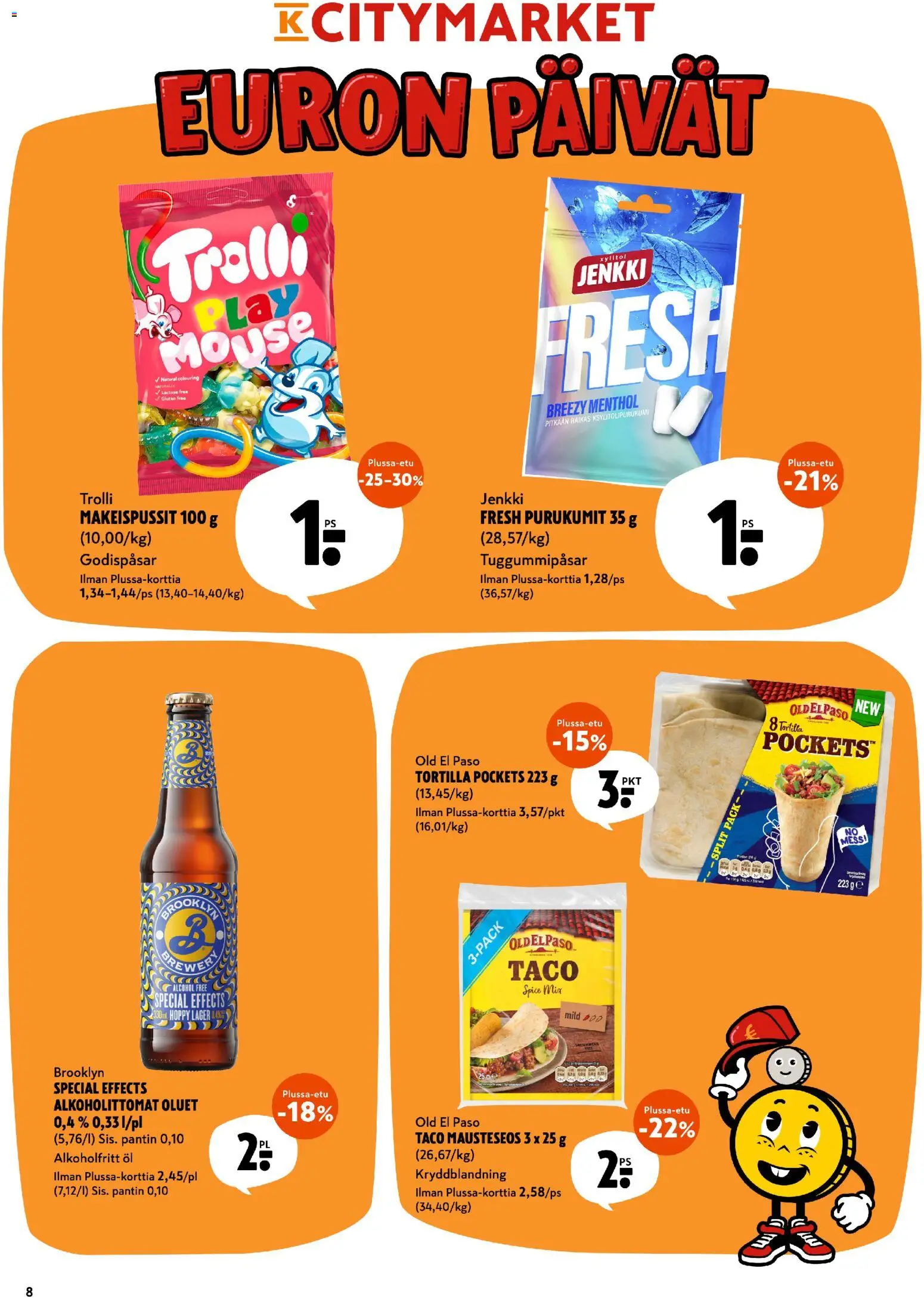 K-Citymarket tarjoukset – voimassa 13.04.2026 alkaen | Sivu: 8