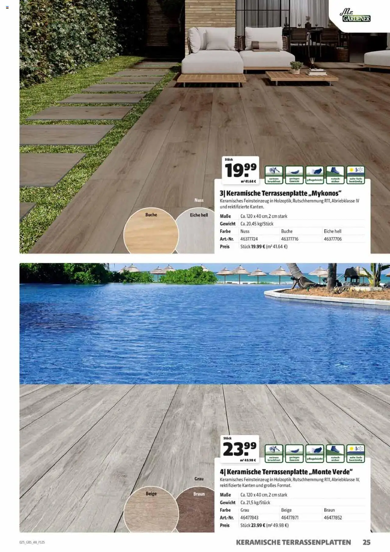 HERKULES Gartenbaustoffe - gültig ab dem 28.07.2025 | Seite: 25 | Produkte: Gewicht