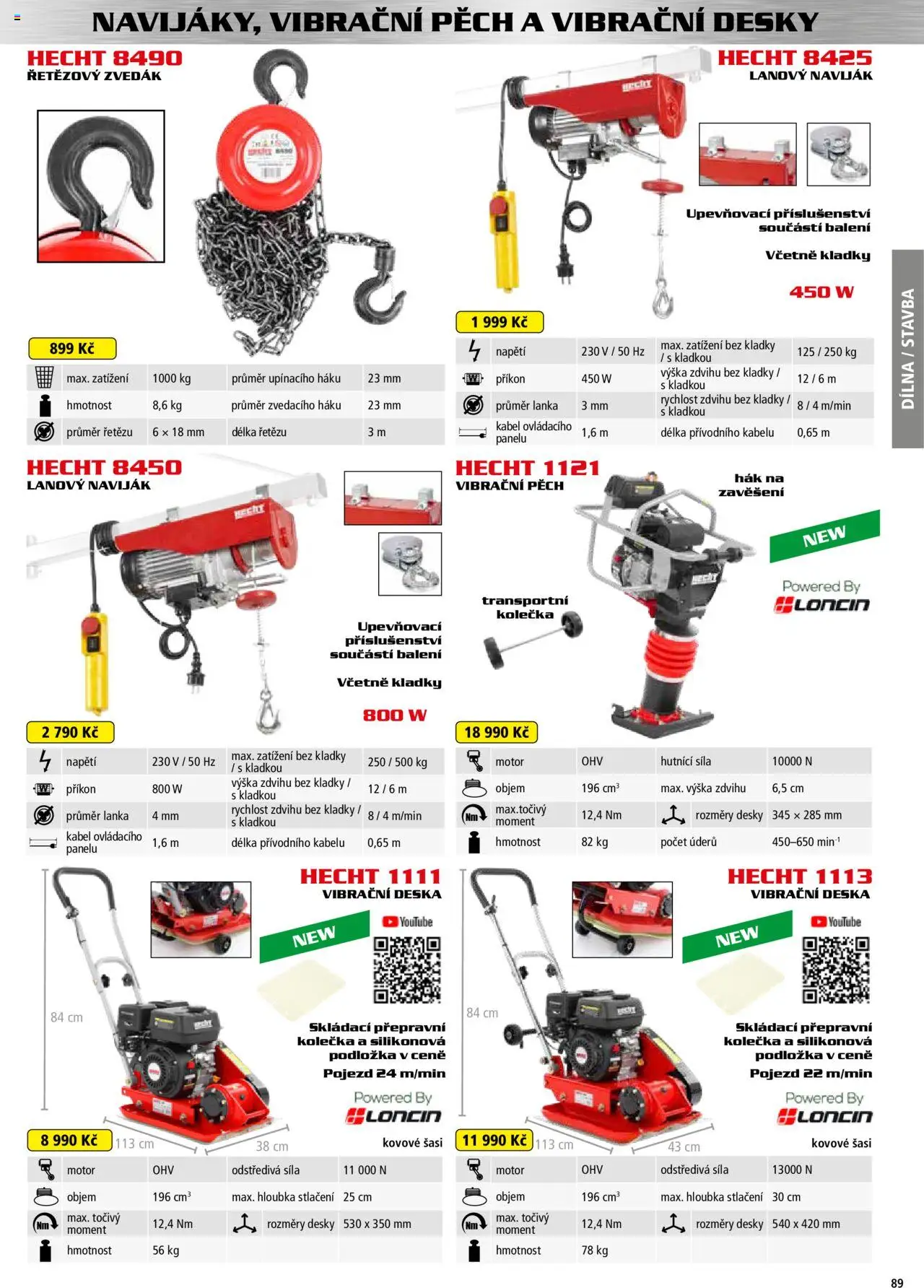 Hecht katalog - Jaro-léto 2025 od 22.04.2025 | Strana: 89 | Produkty: Hecht, Naviják, Kabel, Desky